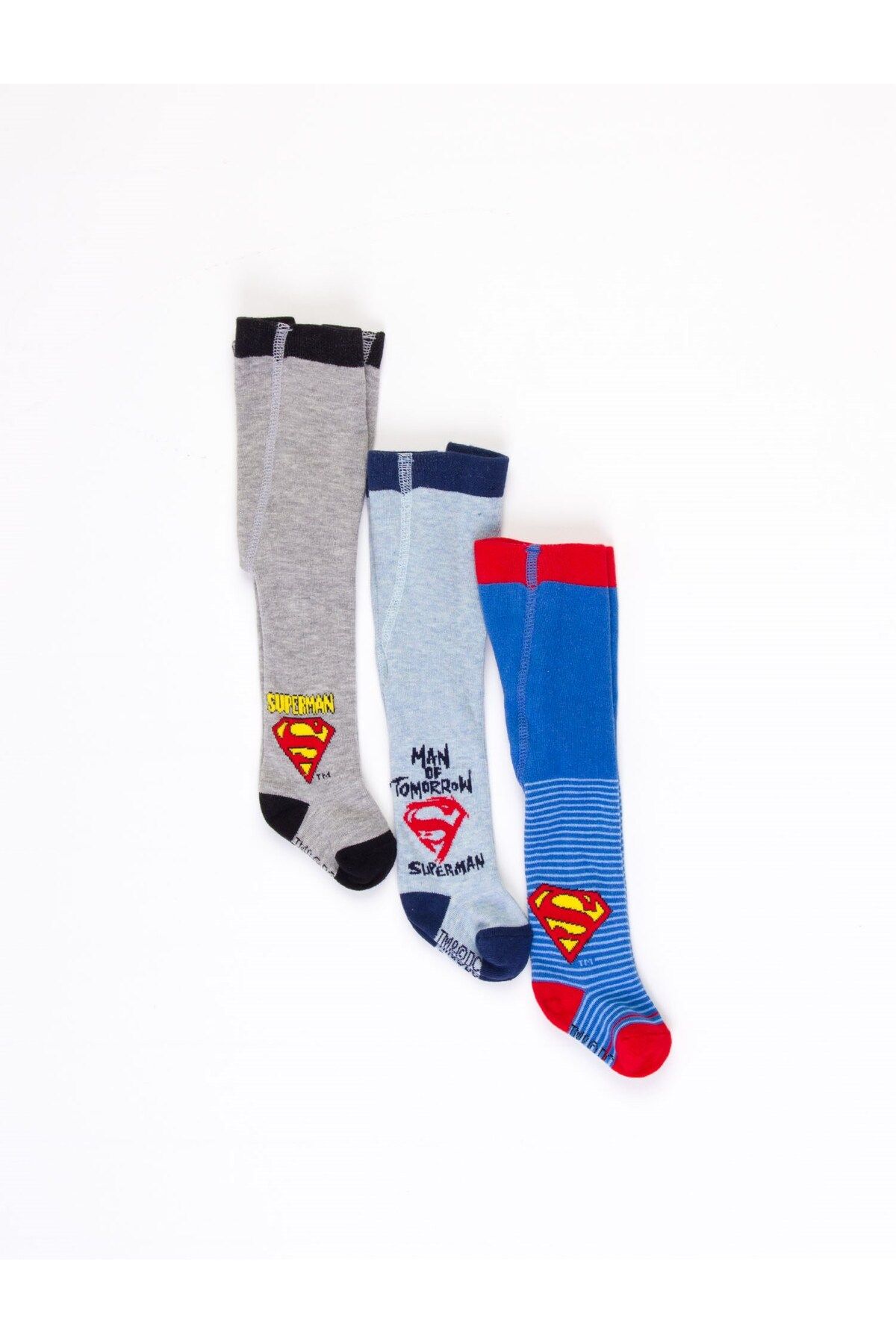 Superman Bebek 3 Adet Külotlu Çorap 17048