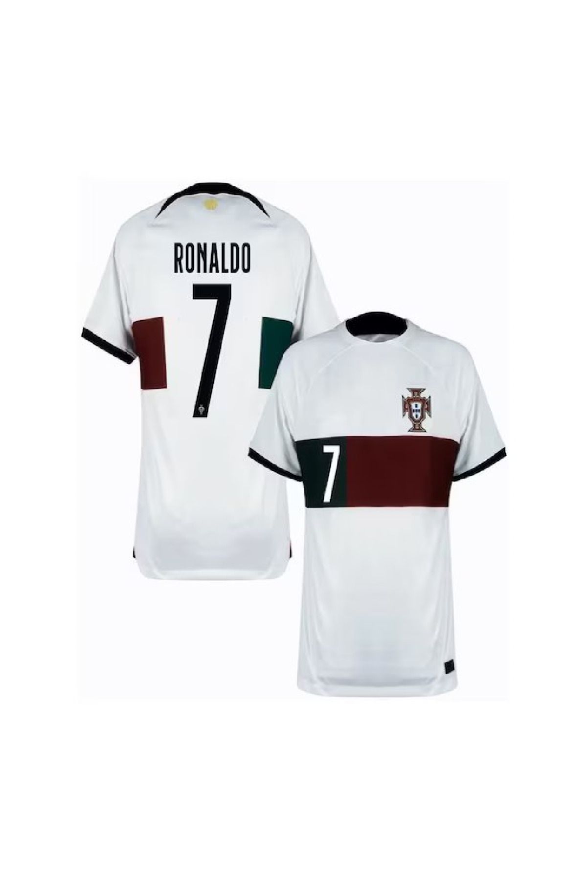 ZİLONG Portekiz Ronaldo Beyaz Milli Takım Futbol Yetişkin Forması
