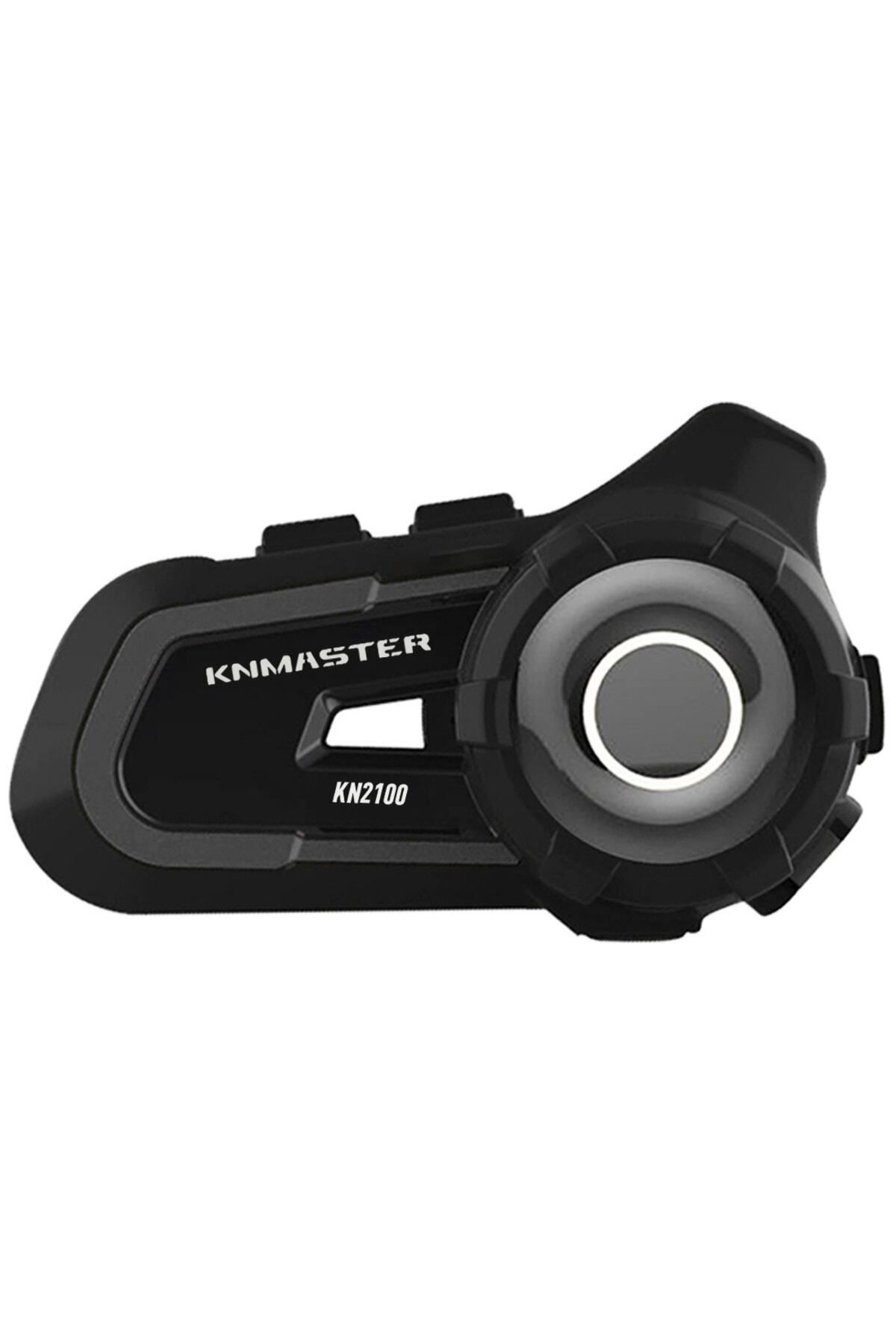 Knmaster Kn2100 Kask Interkom Bluetooth Intercom Kulaklık Seti Siyah