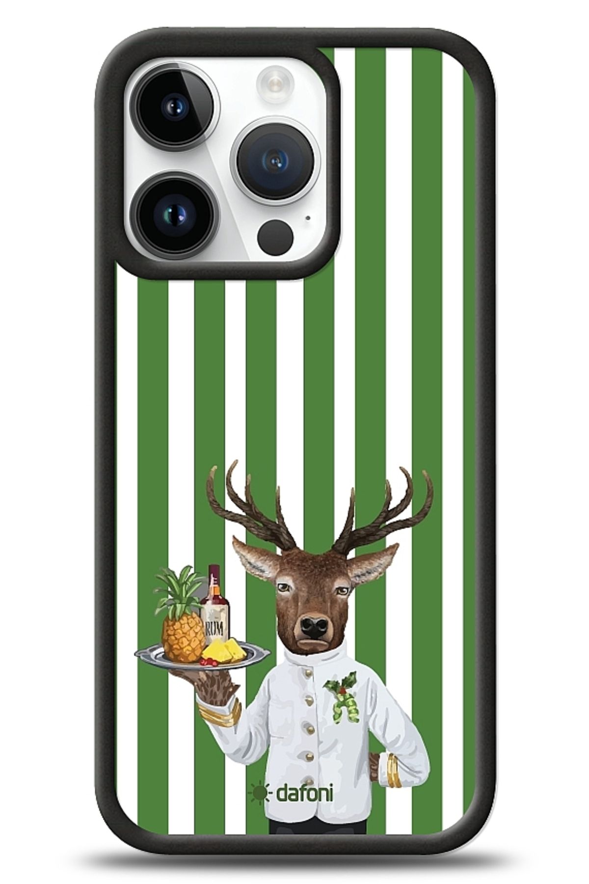 Dafoni Art iPhone 15 Pro Waiter Deer Kılıf