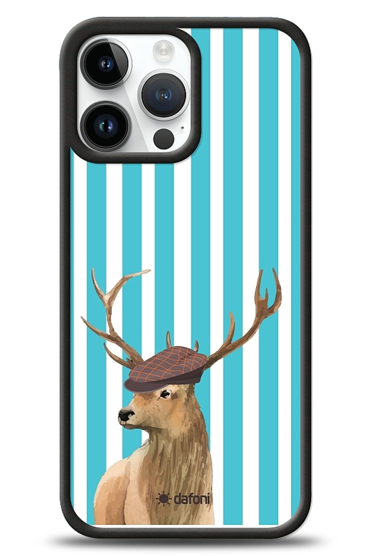 Dafoni Art iPhone 15 Pro Max Fedora Deer Kılıf