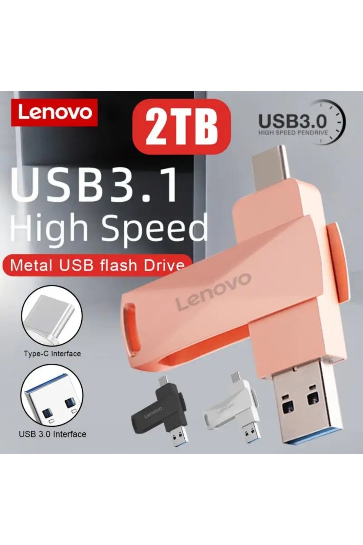 LENOVO 2TB USB FLASHBELLEK