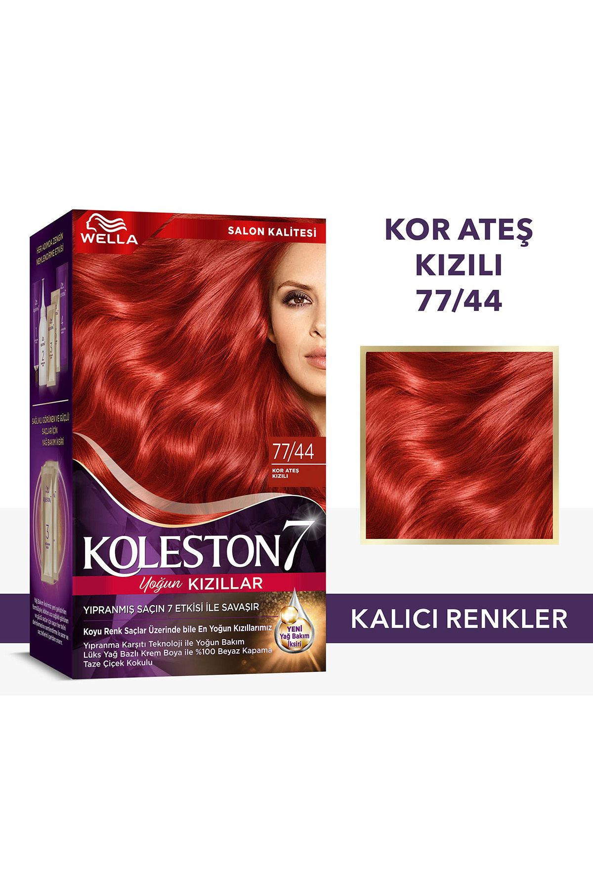 Wella Koleston Supreme Saç Boyası 77/44 Kor Ateş Kızılı