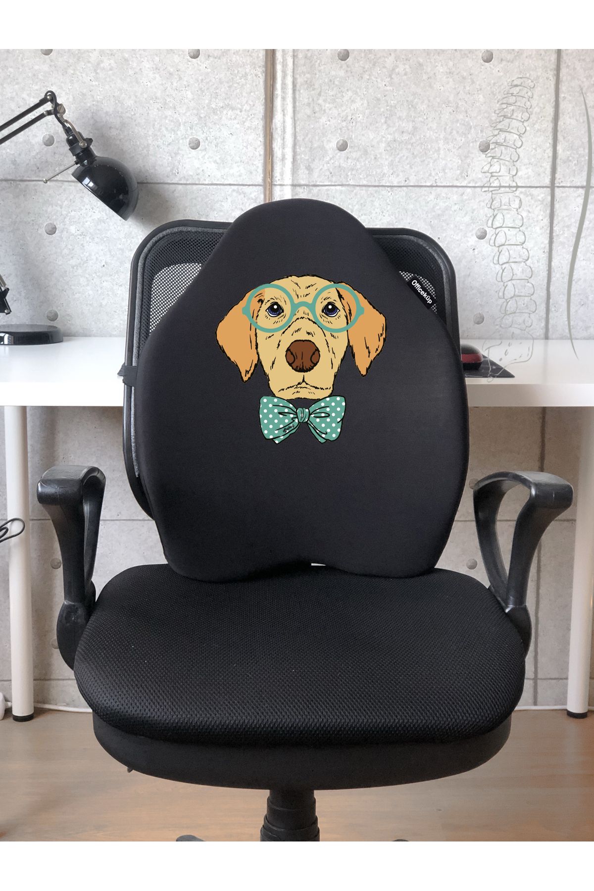 Officeküp Officekup X-Large Visco Bel Destek Gamer Oyuncu Koltuk Yastığı- Siyah Dogs out