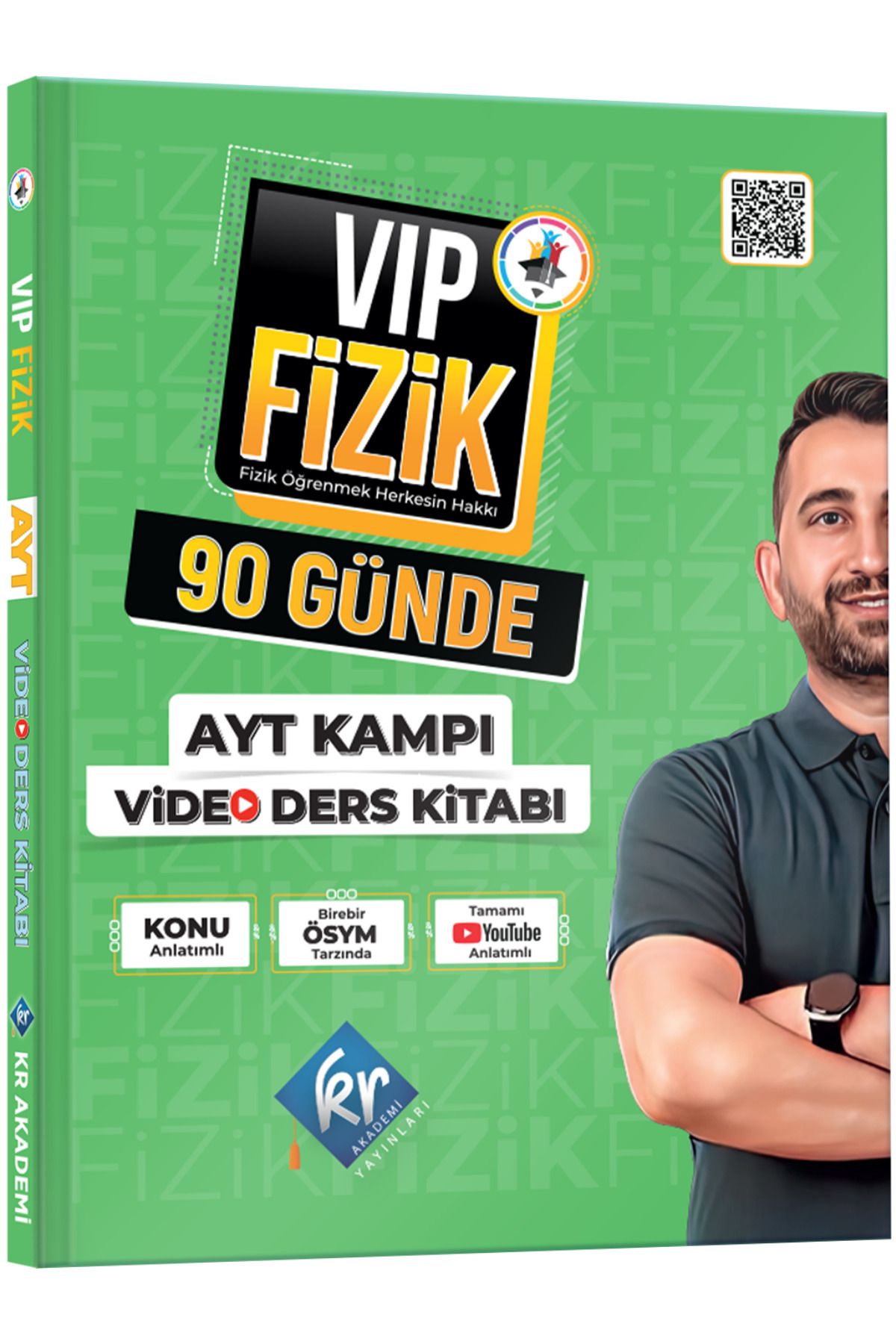 KR Akademi Yayınları Vip Fizik 90 Günde AYT Kampı Video Ders Kitabı