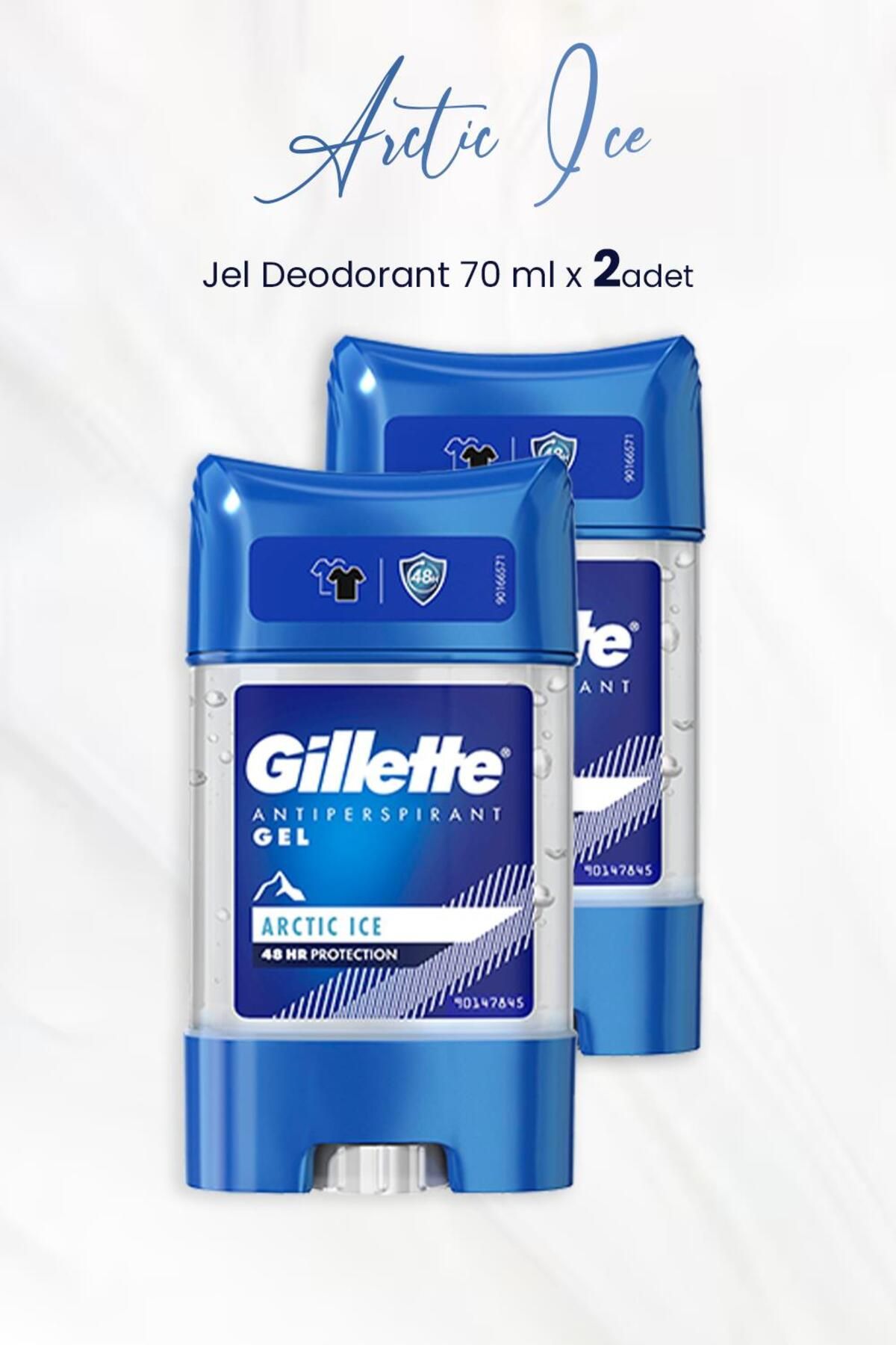Gillette Antiperspirant Gel Arctic Ice 70 ml X 2 Adet