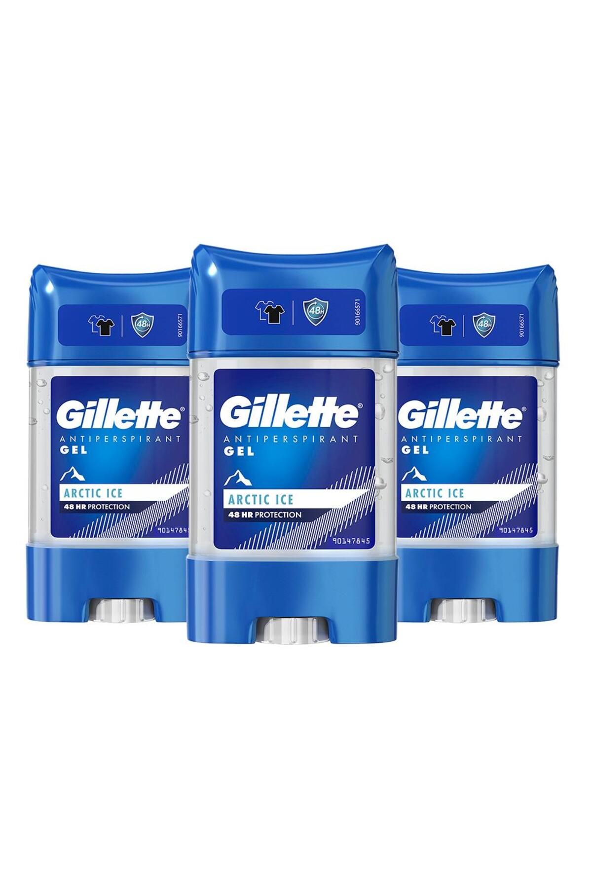 Gillette Antiperspirant Gel Arctic Ice 70 ml X 3 Adet
