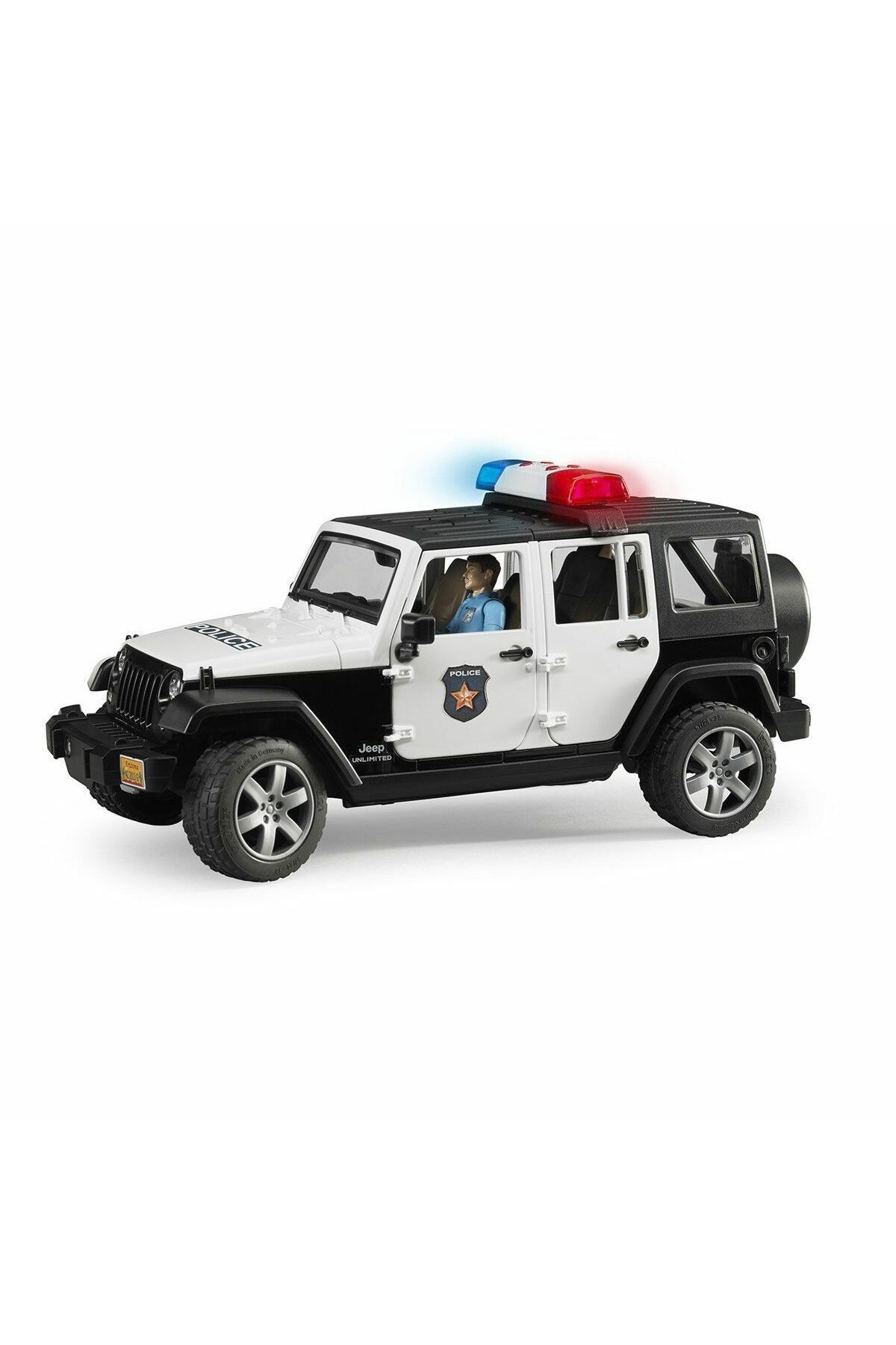 Bruder Oyuncak Jeep Wrangler Ur Polis Aracı ve Memur Br02526