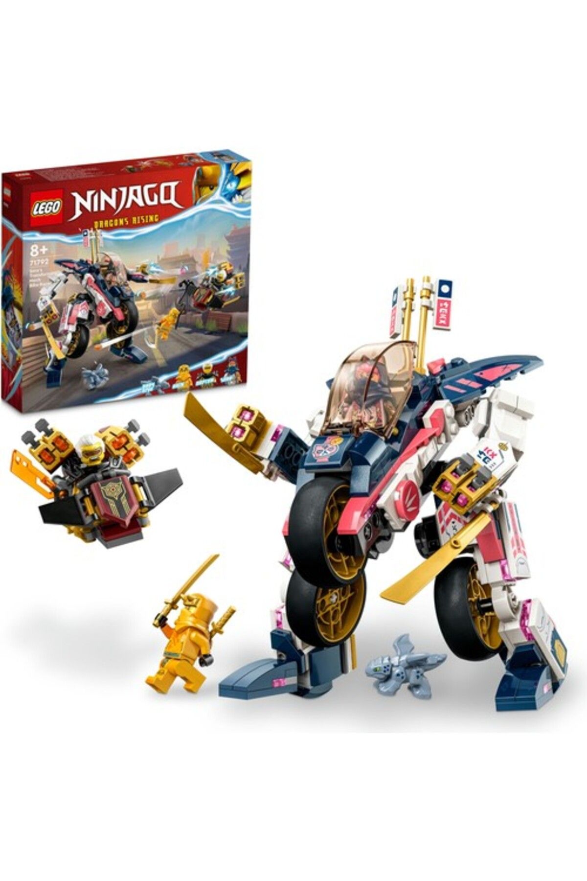 LEGO ®  Ninjago Sora'nın Dönüşen Robot Motosiklet Yarışçısı 71792