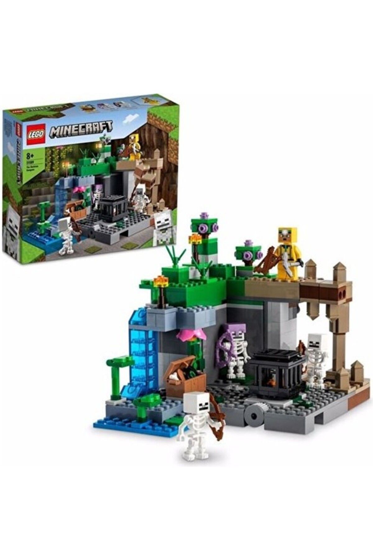LEGO ® Minecraft® İskelet Zindanı 21189 - 8 Yaş ve Üzeri Çocuklar için Yapım Seti (364 Parça)