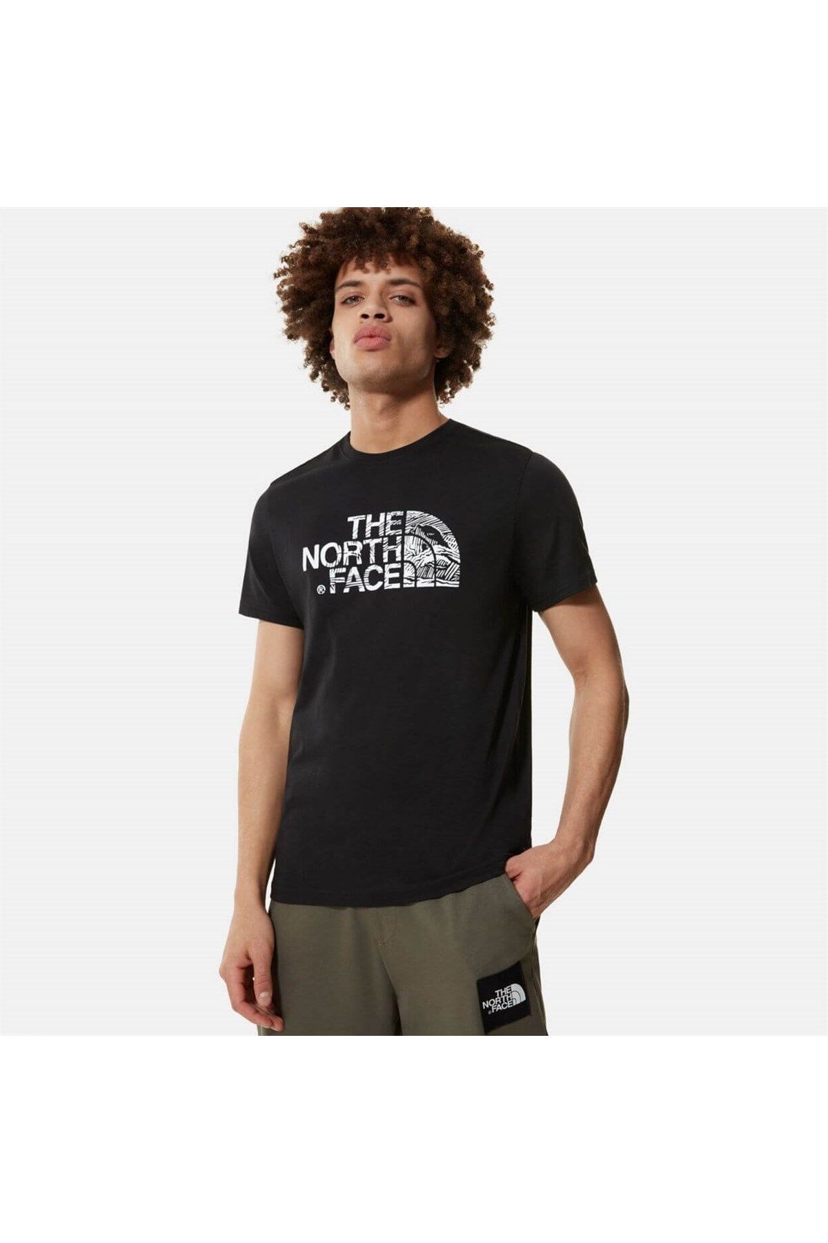 The North Face The Nort Face M S/s Woodcut Dome Tee Erkek T-shirt - Nf00a3g1jk31