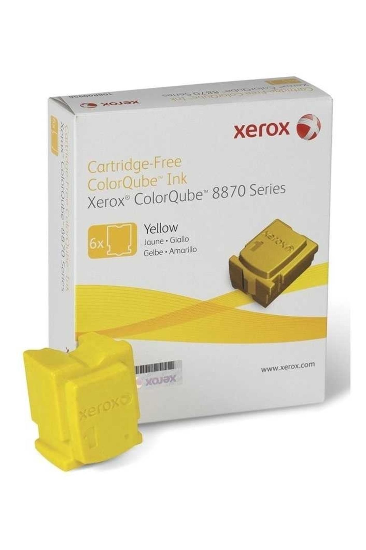 Xerox Hpzr Colorqube 8870-108r00960 Sarı Kartuş - 6'lı