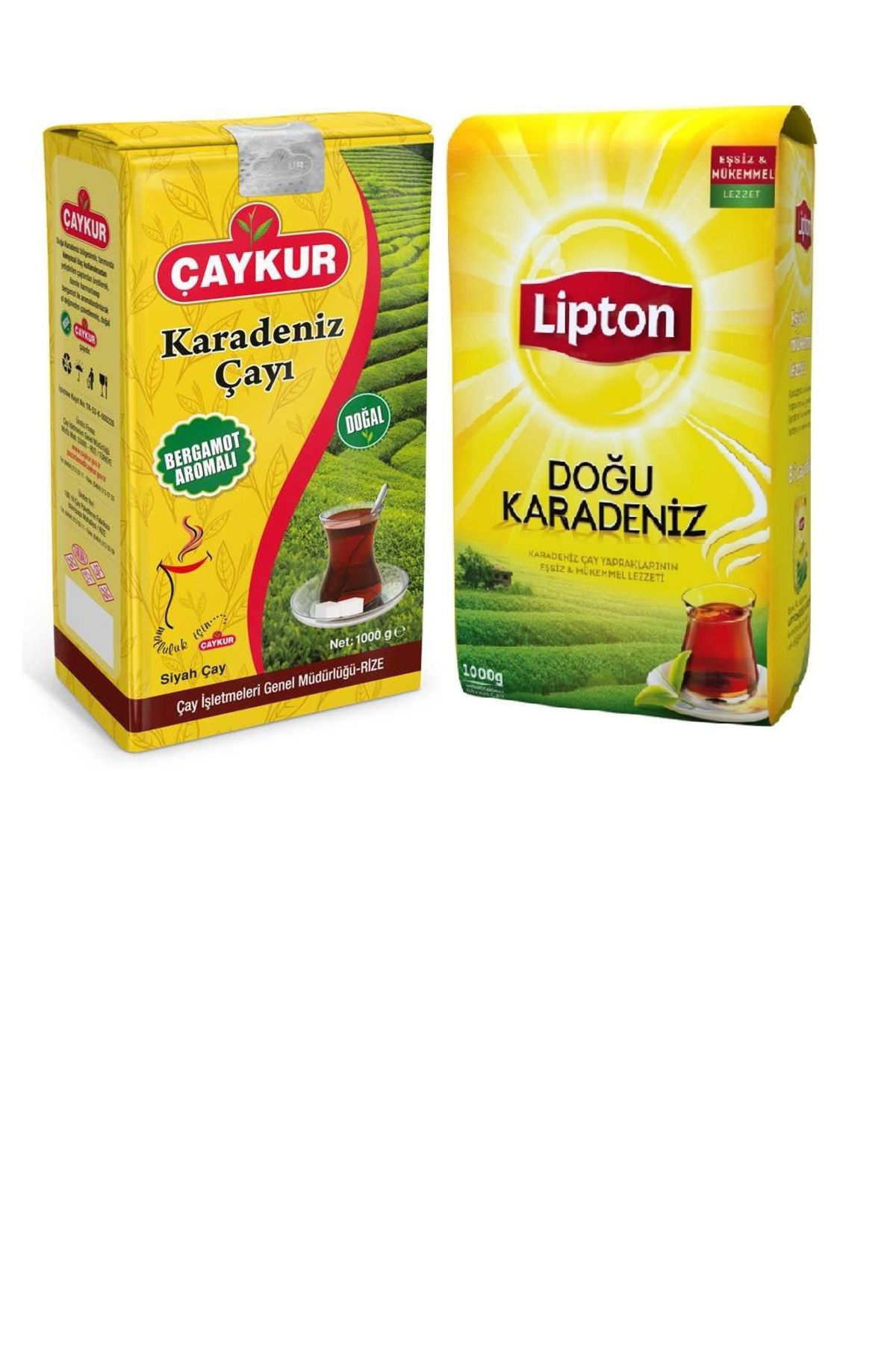 Çaykur Karadeniz Çay Ve Lipton Doğu Karadeniz Çay 1 Kg X 2 Adet