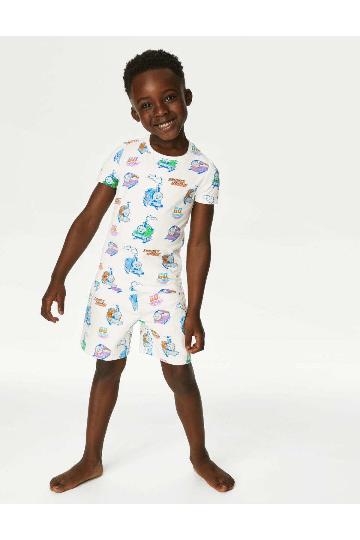 Marks & Spencer Thomas & Friends™ Kısa Kollu Pijama Takımı (1-7 Yaş)