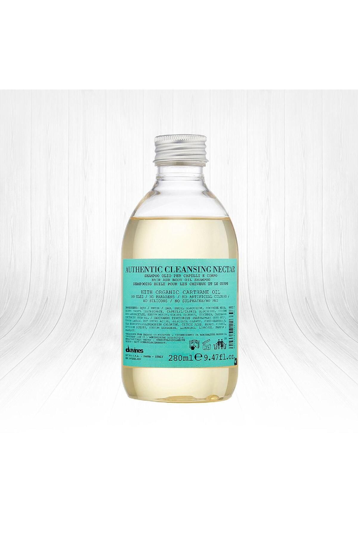 Davines DAAVİNES Authentic Cleansing Nectar Arındırıcı saç ve vücut Şampuan 280ml