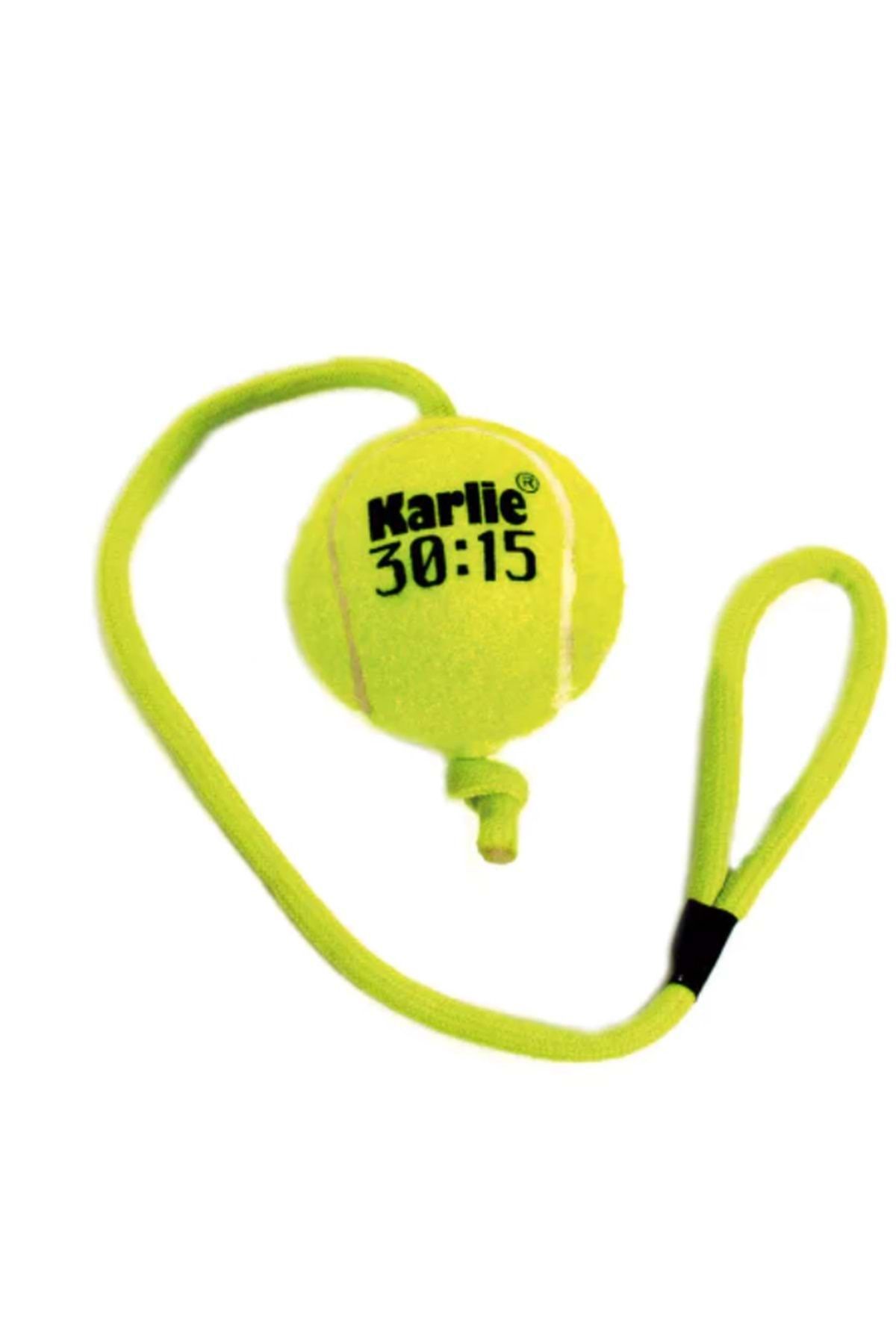 Karlie Ipli Tenis Topu Köpek Oyuncağı 30cm (SARI)