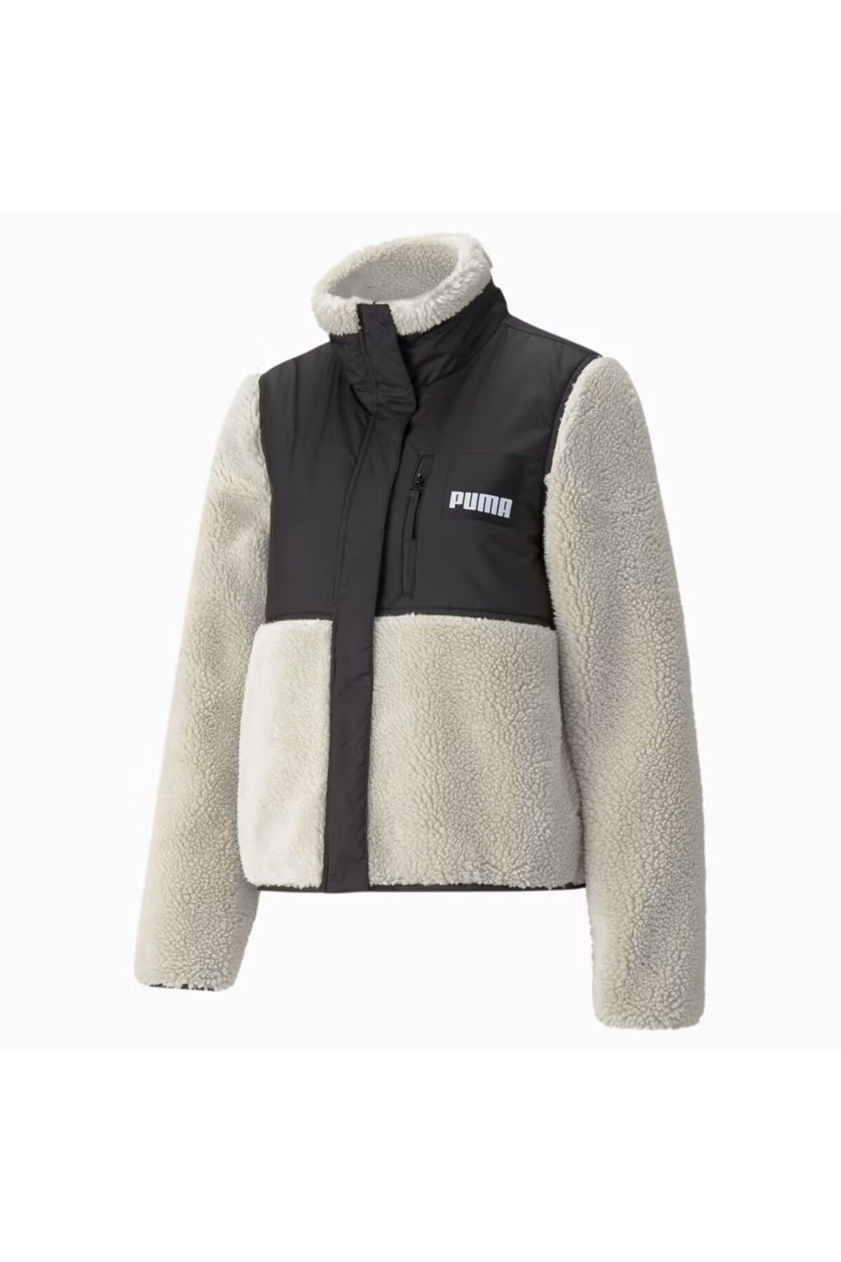 Puma Sherpa Hybrid Kadın Siyah-Beyaz Ceket 58772373