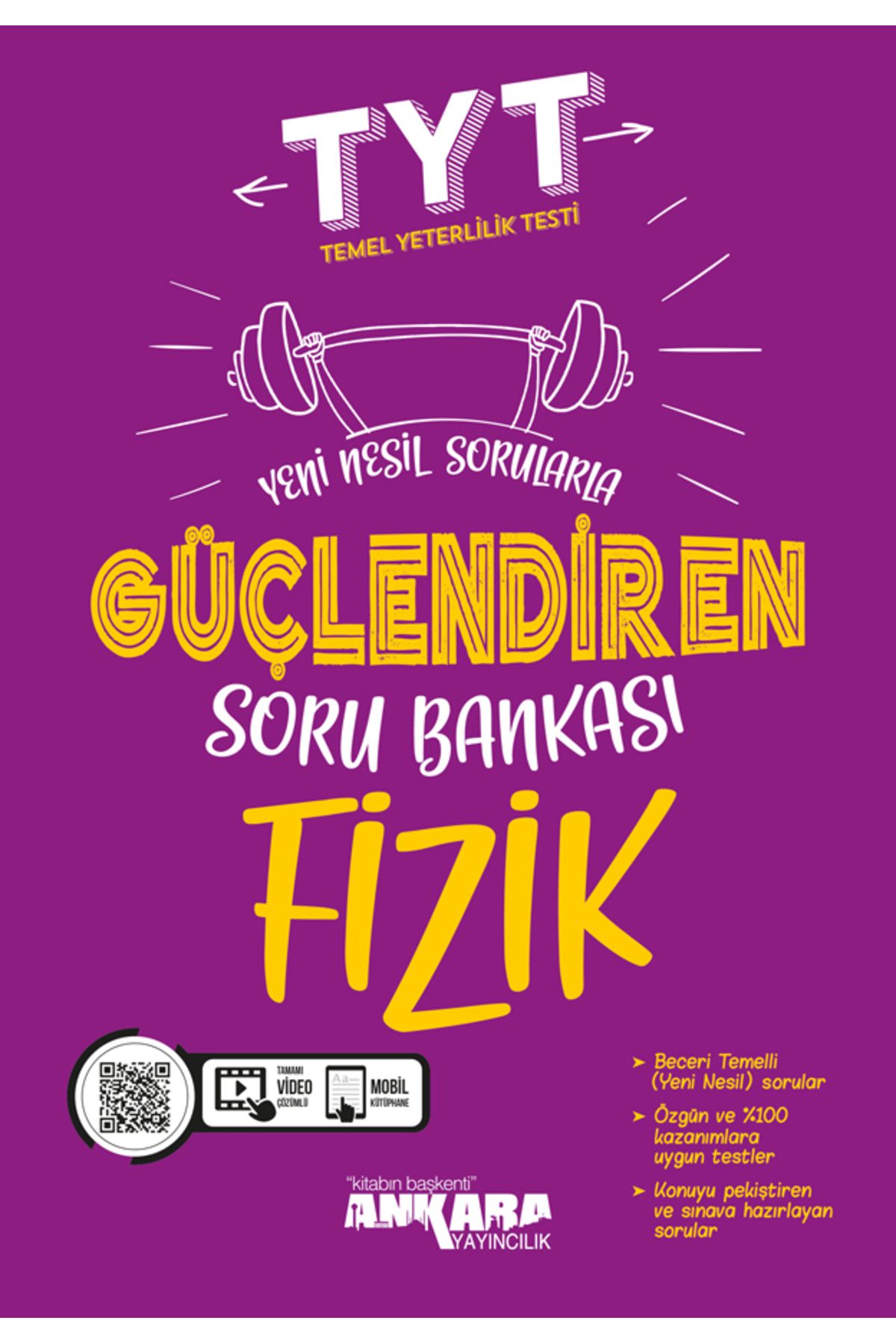 Ankara Yayıncılık Edu Kırtasiyem TYT Fizik Güçlendiren Soru Bankası Ankara Yayıncılık