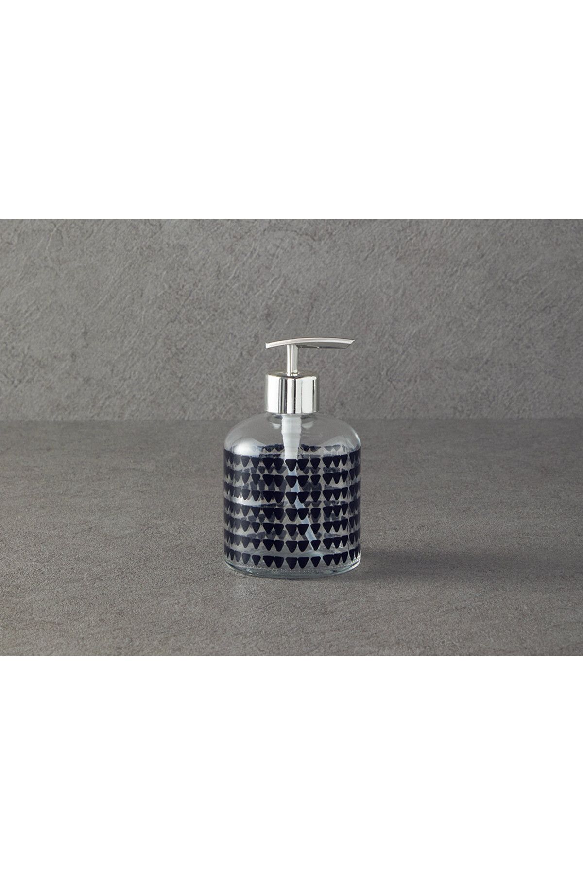 English Home Cam Banyo Sıvı Sabunluk 8,7x18,5 cm Silver