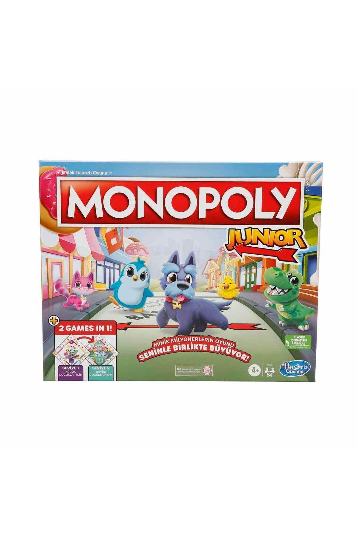 Hasbro Monopoly Junior 2'si 1 Arada F8562