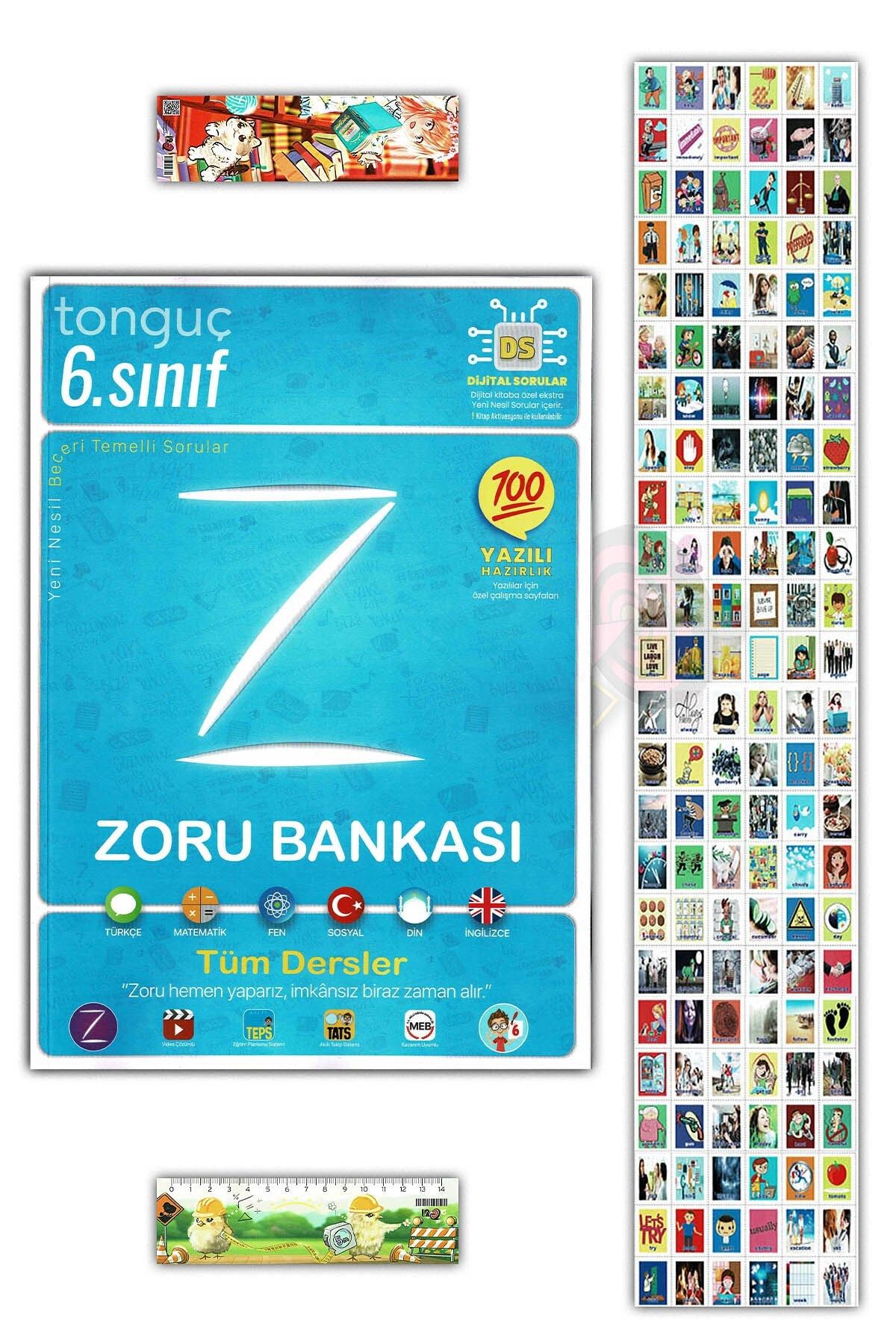 Tonguç Yayınları 6. Sınıf Zoru Bankası Tüm Dersler - İngilizce Kelime Kartları