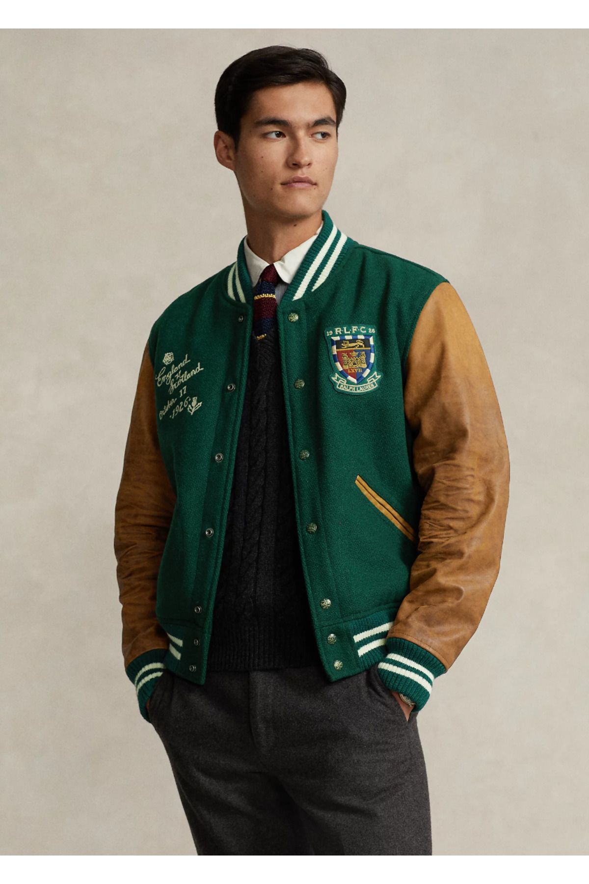 Ralph Lauren Varsity-Inspired Jacket