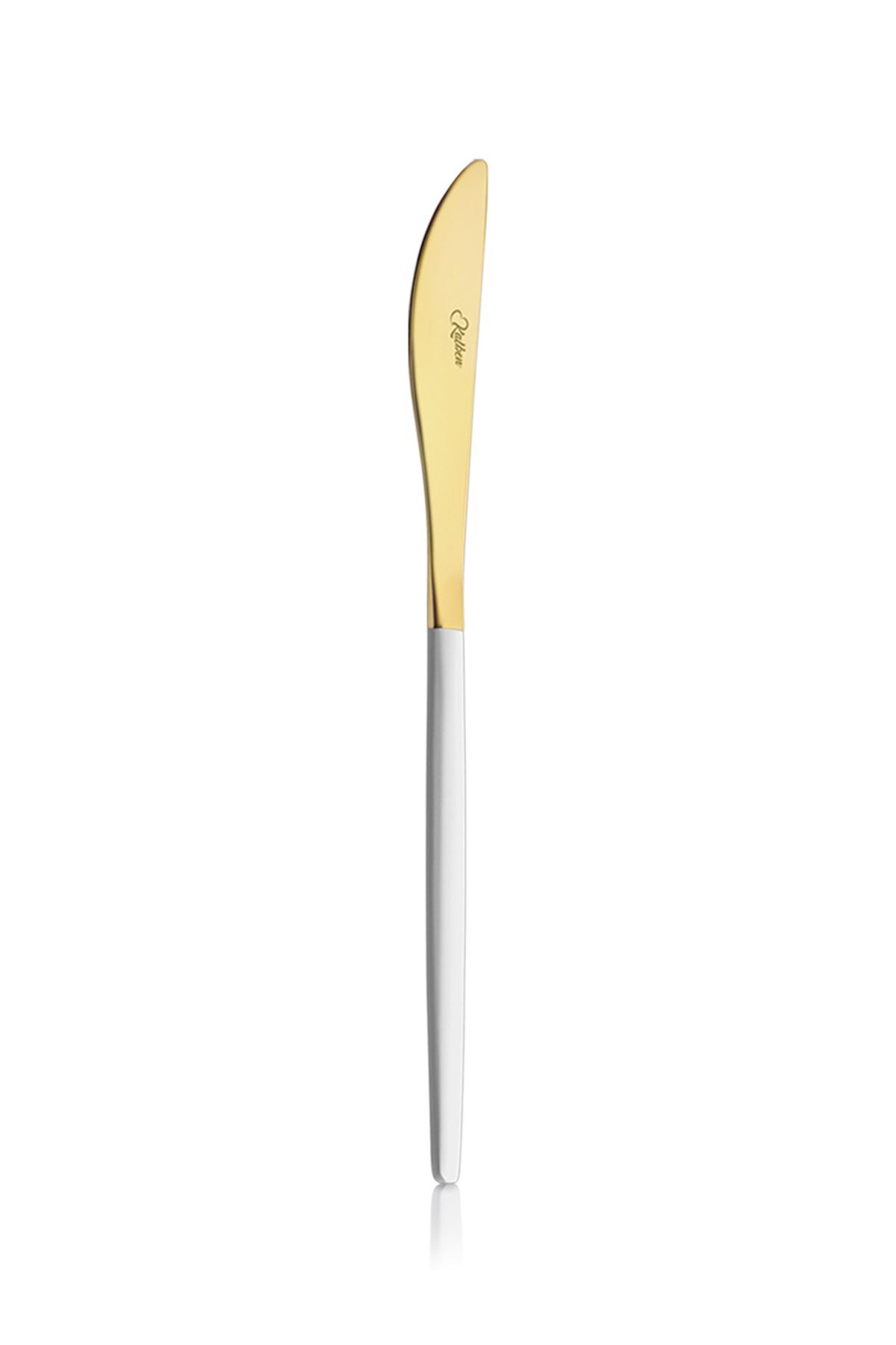 kalben Amore White Touch Titanyum Mat Gold 12 Adet Tatlı Bıçağı
