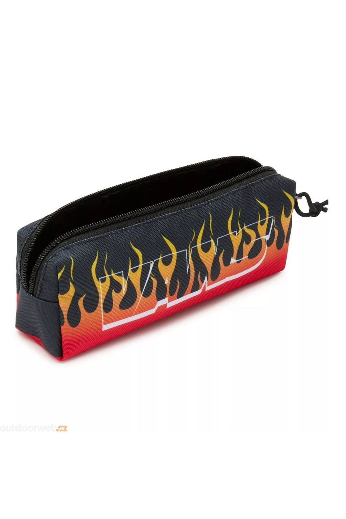Vans Ateşli Siyah Kırmızı Sarı Özel Vans Yazılı Kalem Kutu