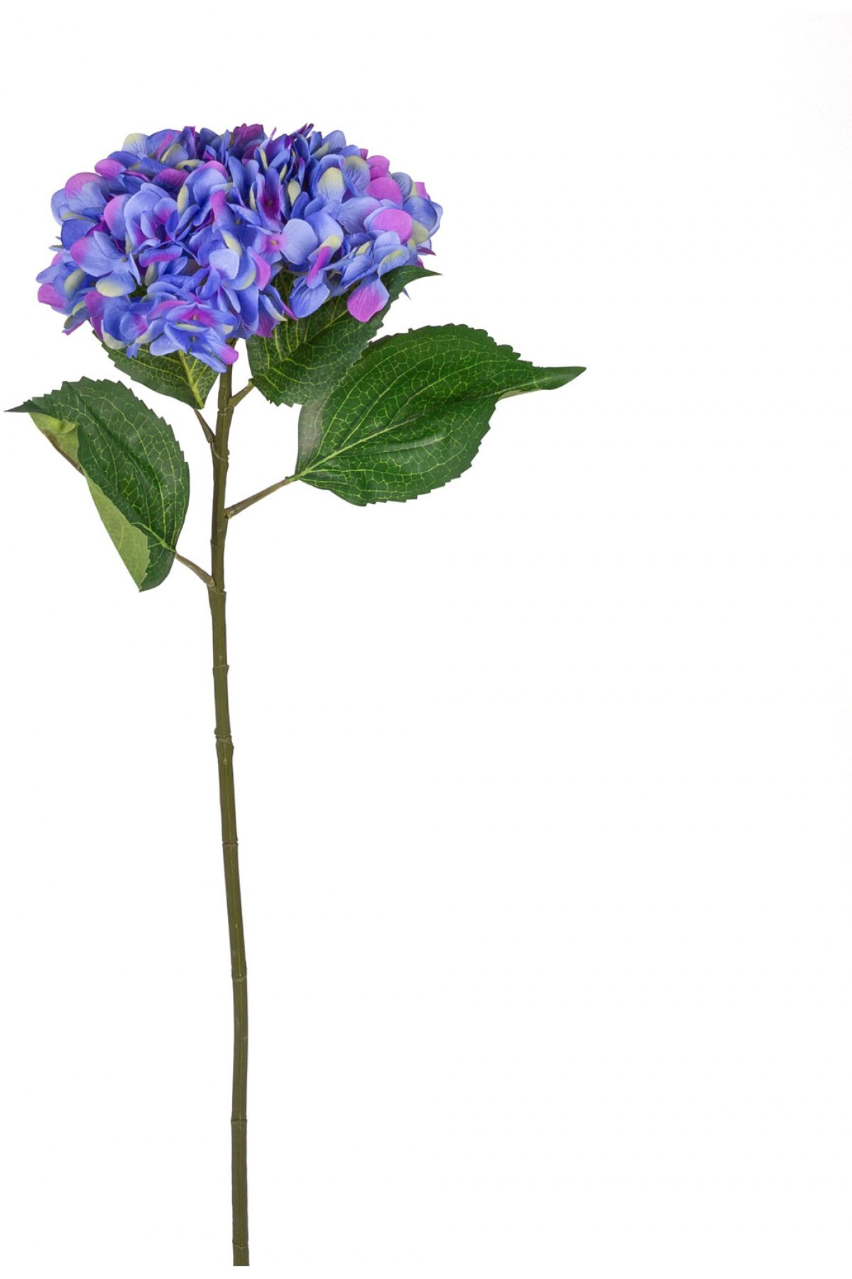 Herdekora Yapay Çiçek Ortanca Tek Dal Büyük Boy Mavi 78 Cm.
