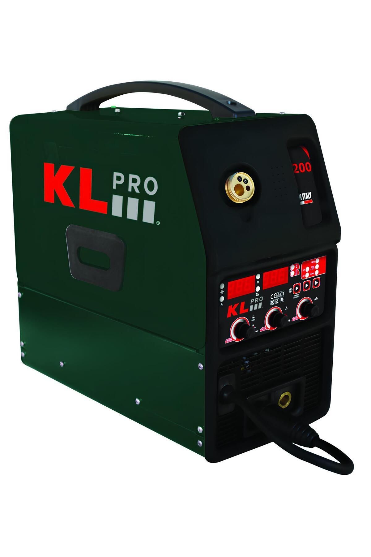 KLPRO KLMIG200 200 Amper MMA İnverter Gazlı ve Gazsız Gaz Altı Kaynak Makinesi