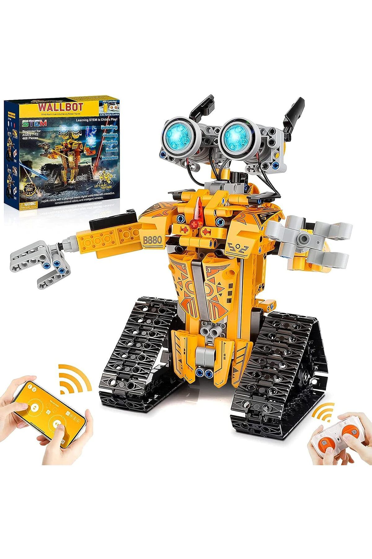 Sillbird 7-12 Yaş Çocuklar için Sillbird Robot STEM Projeleri, Uzaktan APP Kontrollü Robot Yapı Oyuncakları