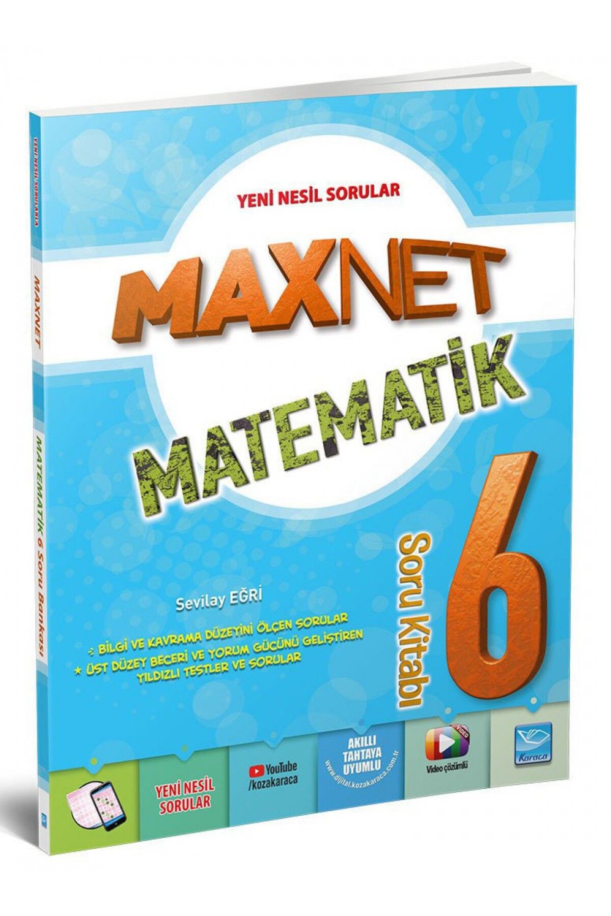 Star Oyun Karaca Eğitim Yayınları Maxnet 6. Sınıf Matematik Soru Kitabı