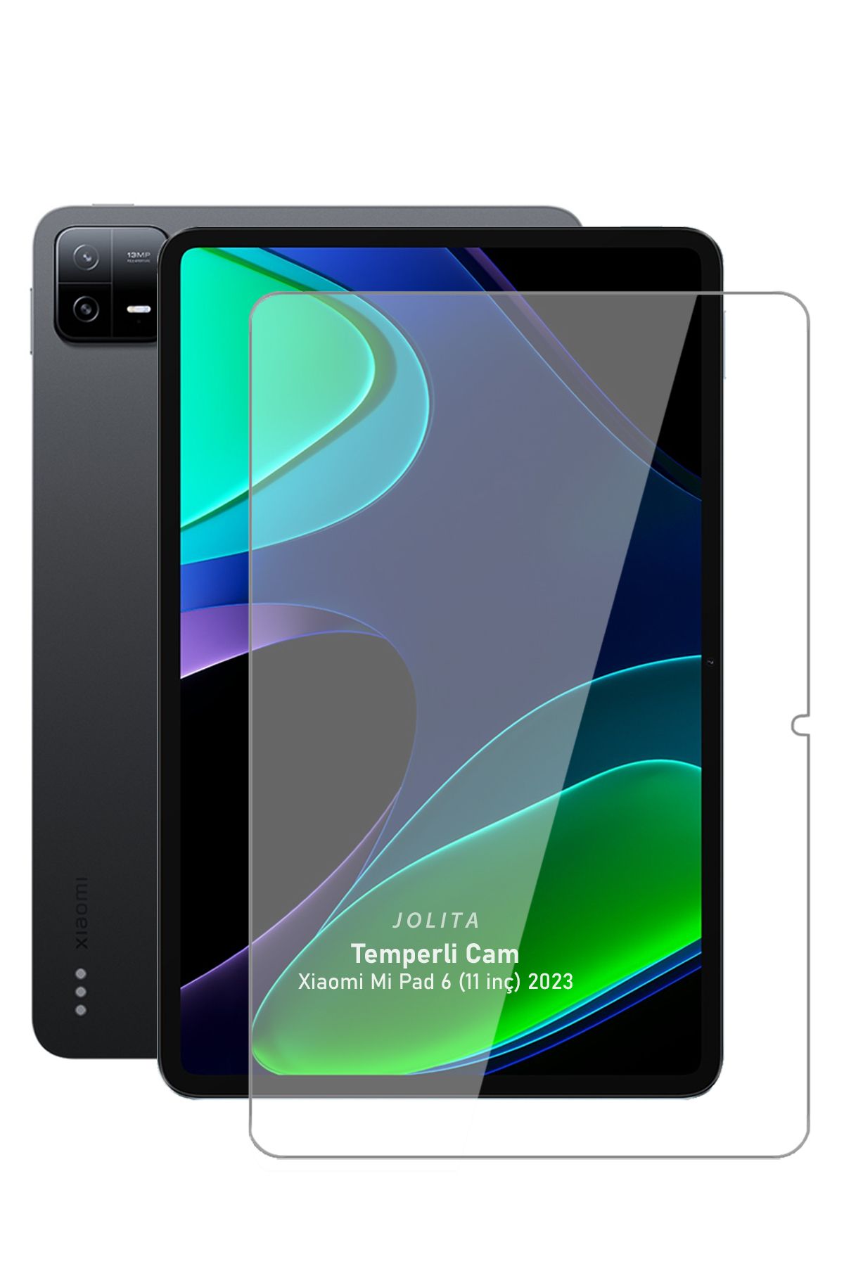 Jolita Xiaomi Mi Pad 6 11 Inç Temperli Ekran Koruyucu Kırılmaz Cam 2023
