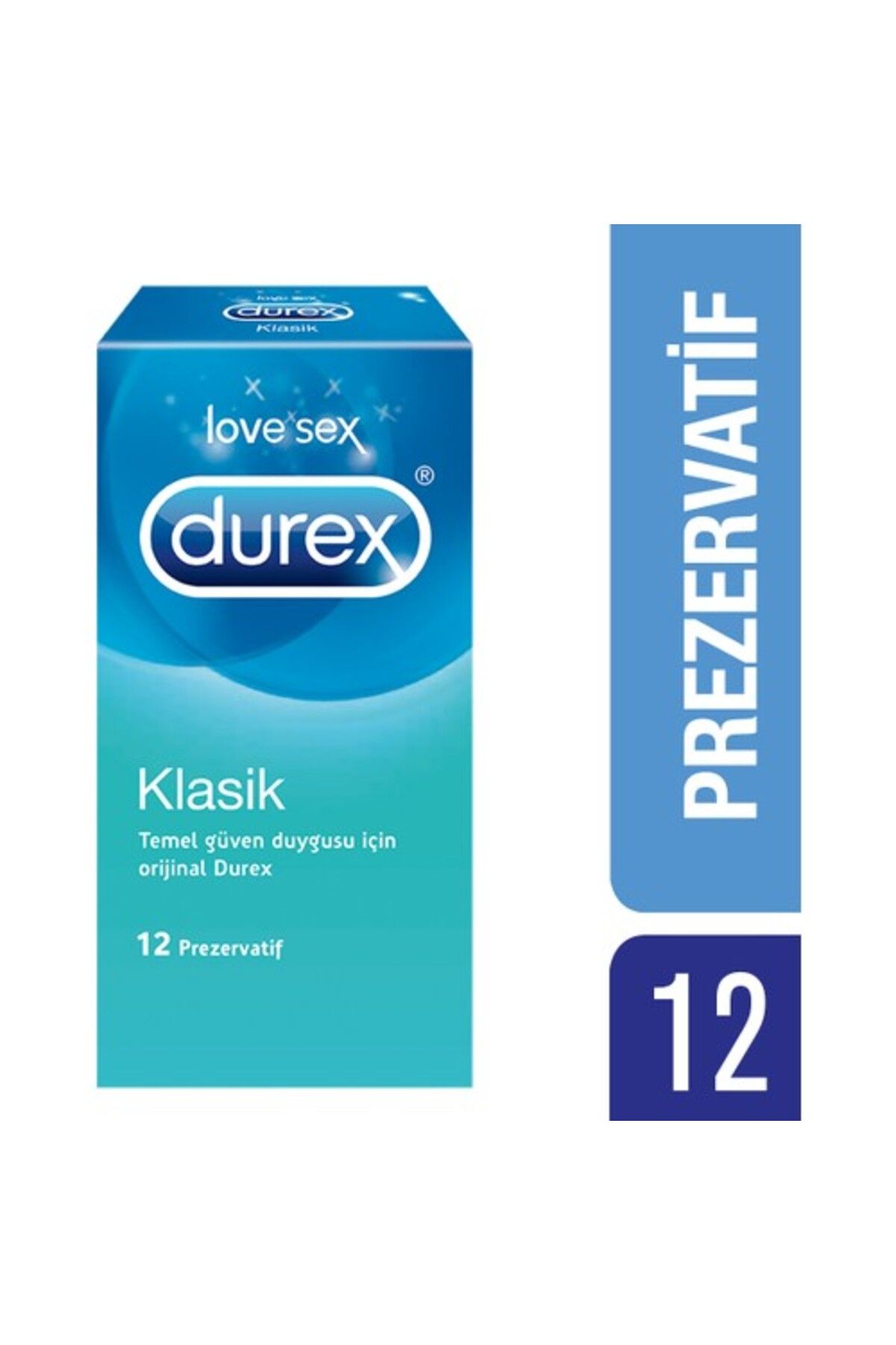 Durex Klasik Prezervatif 12'li - Temel Güven Duygusu