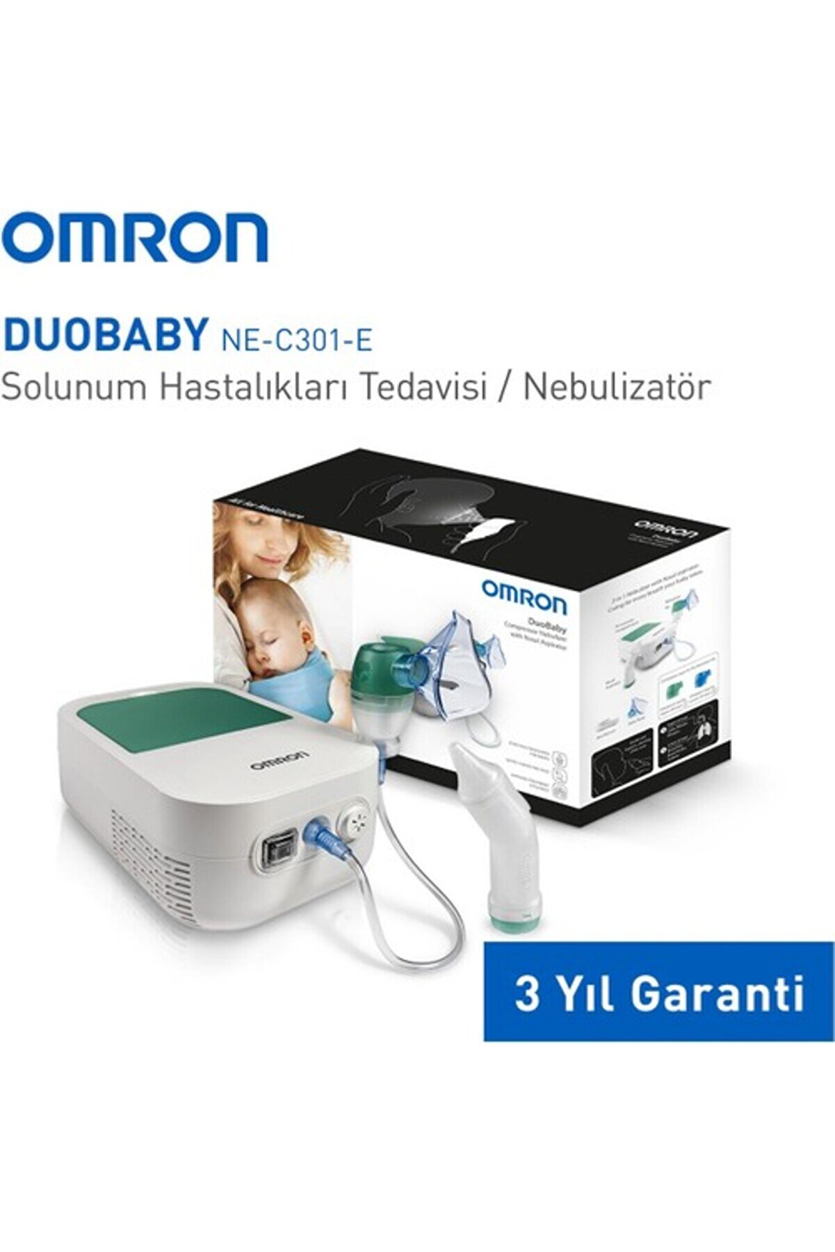 Omron Duo Baby Ne-c301-e Nebulizatör Ve Burun Aspiratörü 2'si 1