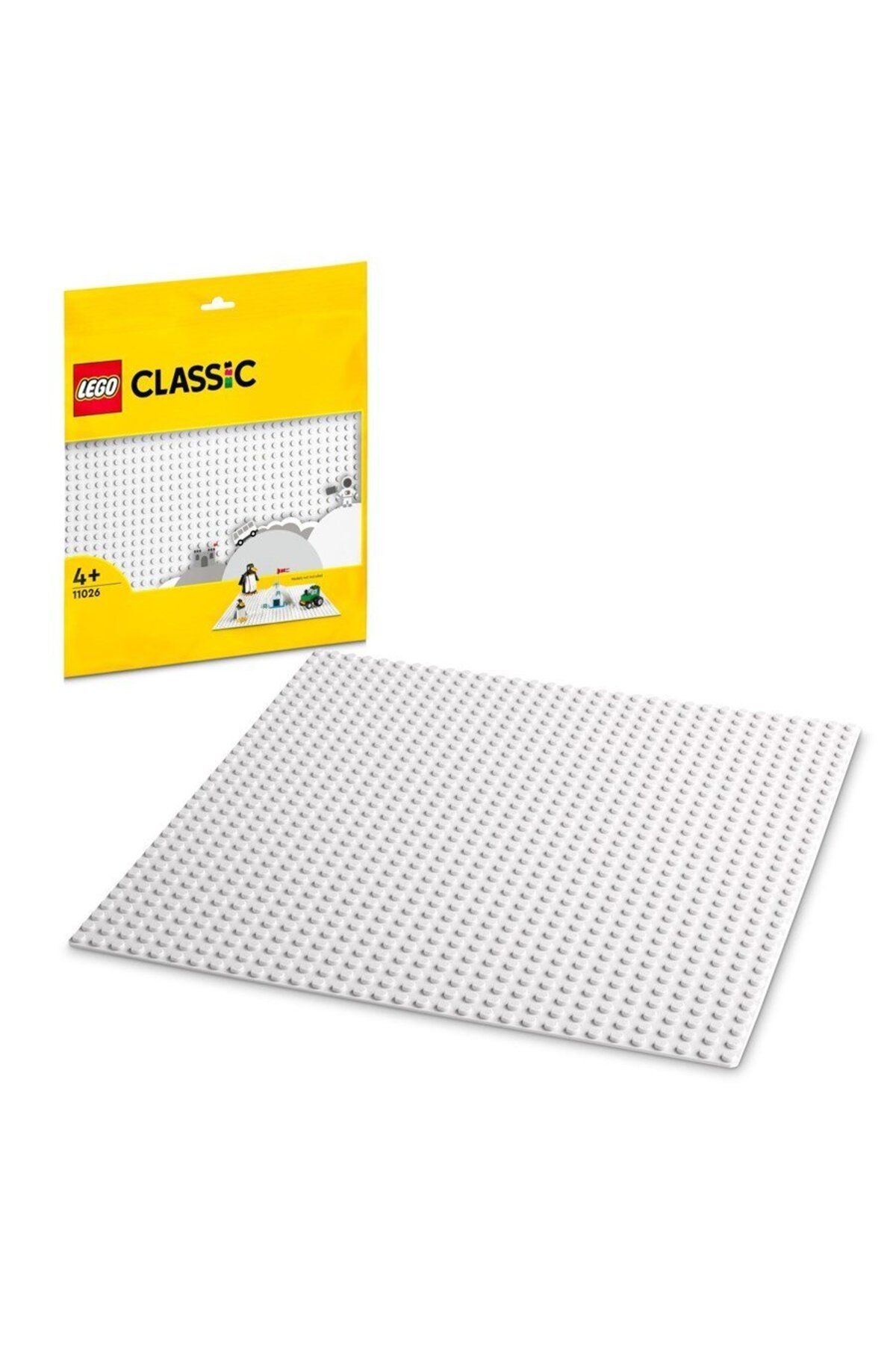 LEGO Classic Beyaz Zemin 11026-4 Yaş ve Üzeri LEGO Severler için LEGO Zemini (1 Parça)