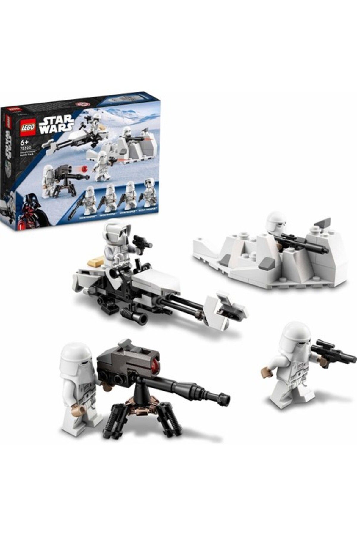 LEGO ® Star Wars™ Snowtrooper™ Savaş Paketi 75320 - 6 Yaş ve Üzeri için Yapım Seti (105 Parça)