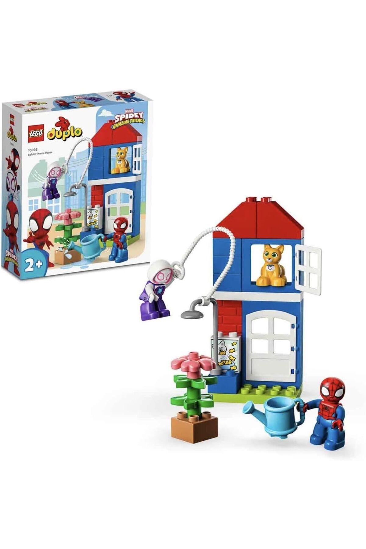 LEGO ® DUPLO® Marvel Örümcek Adam’ın Evi 10995 - Yaratıcı Süper Kahraman Oyuncak Yapım Seti(25 Parça)