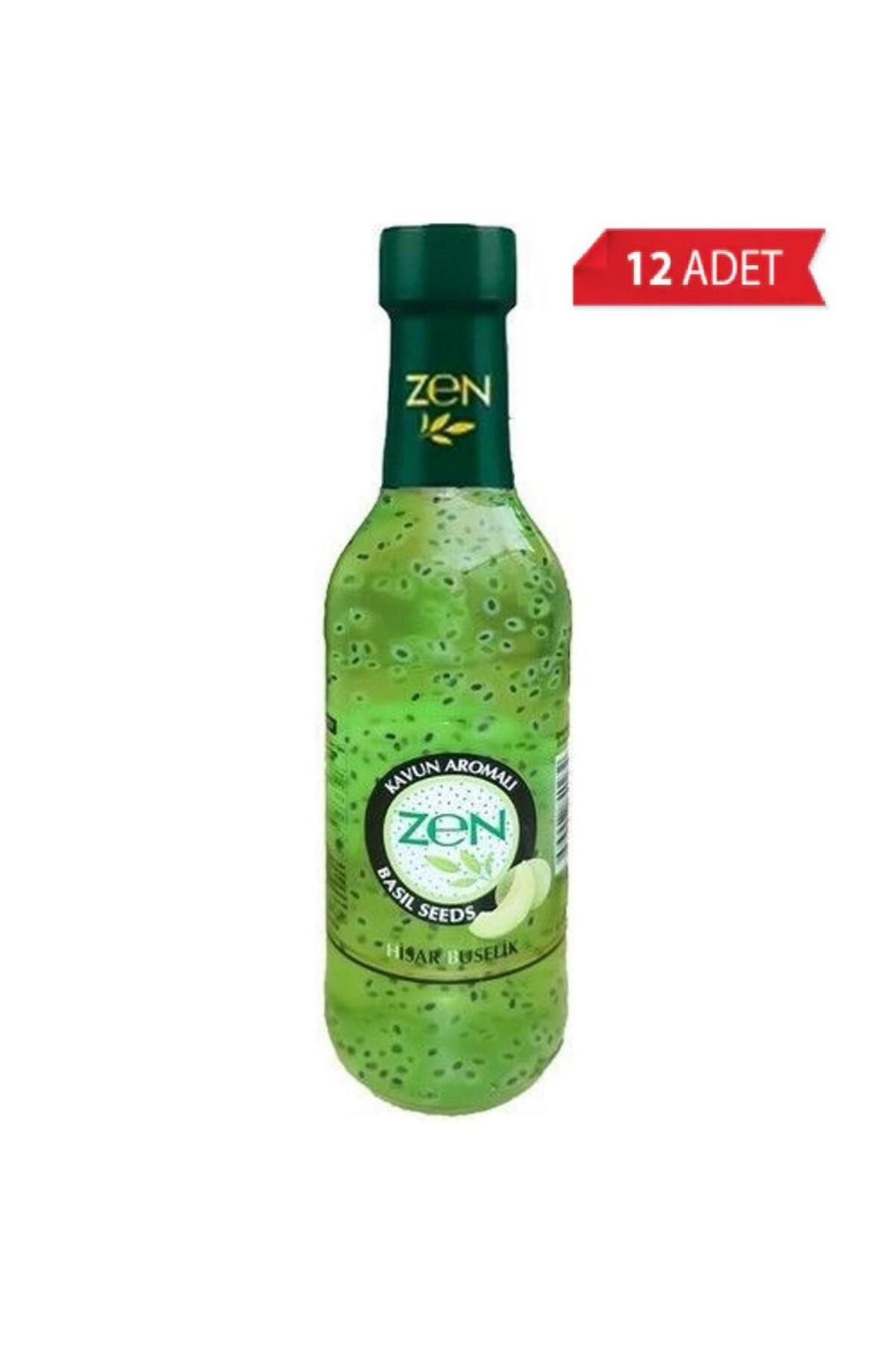 Zen 330 ml Kavun Aromalı Fesleğen Tohumlu İçecek 12 Adet