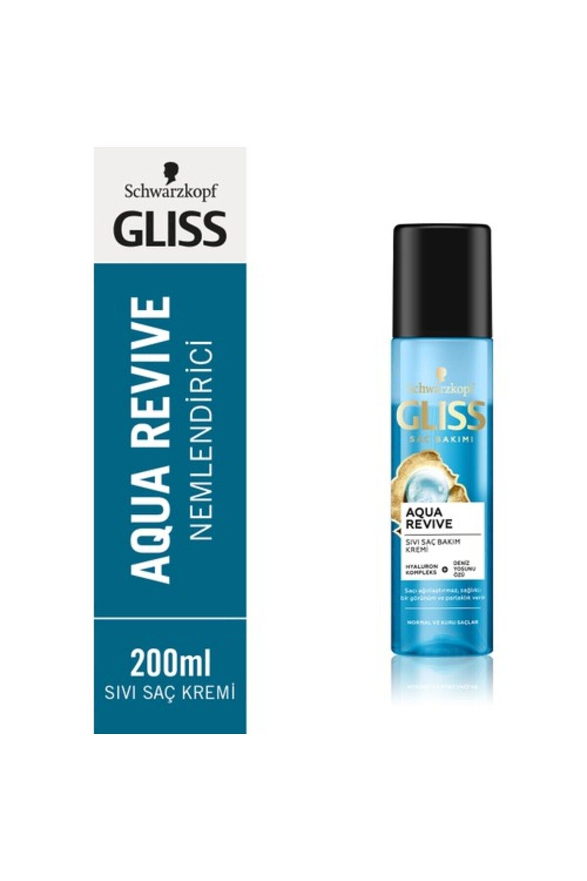 Gliss Sıvı Saç Kremi Aqua Revive 200 ml