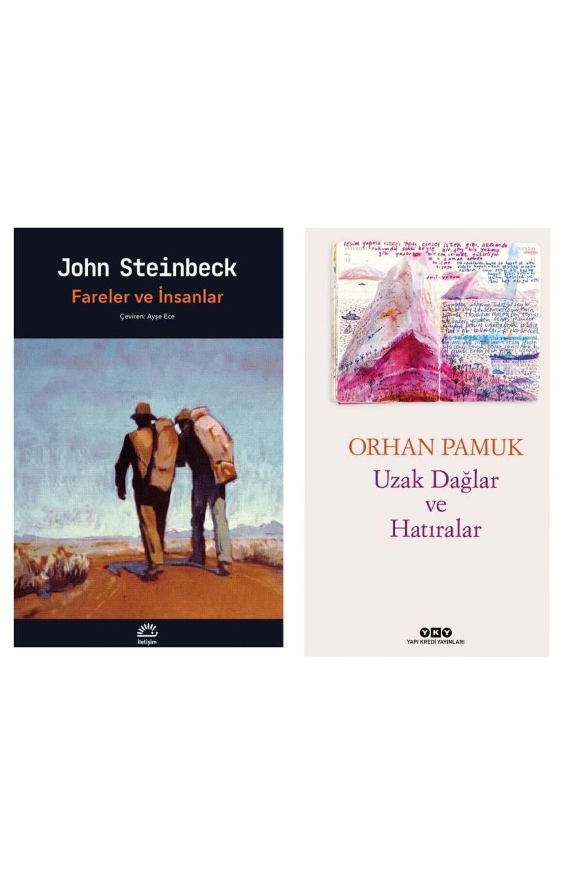 İletişim Yayınları Fareler ve İnsanlar - John Steinbeck - Uzak Dağlar Ve Hatıralar - Orhan Pamuk