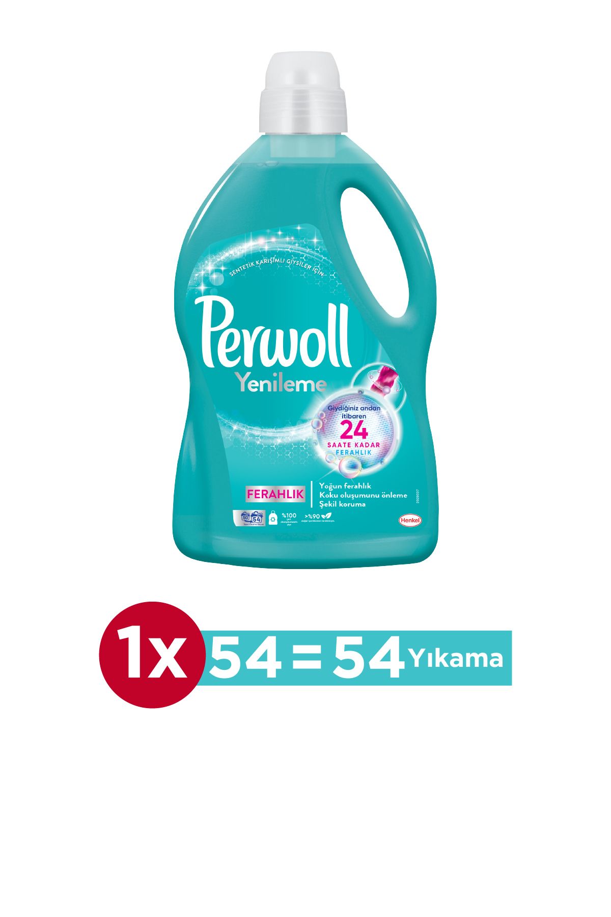 Perwoll Hassas Sıvı Çamaşır Deterjanı Bakım ve Ferahlık 2.97L 54 Yıkama
