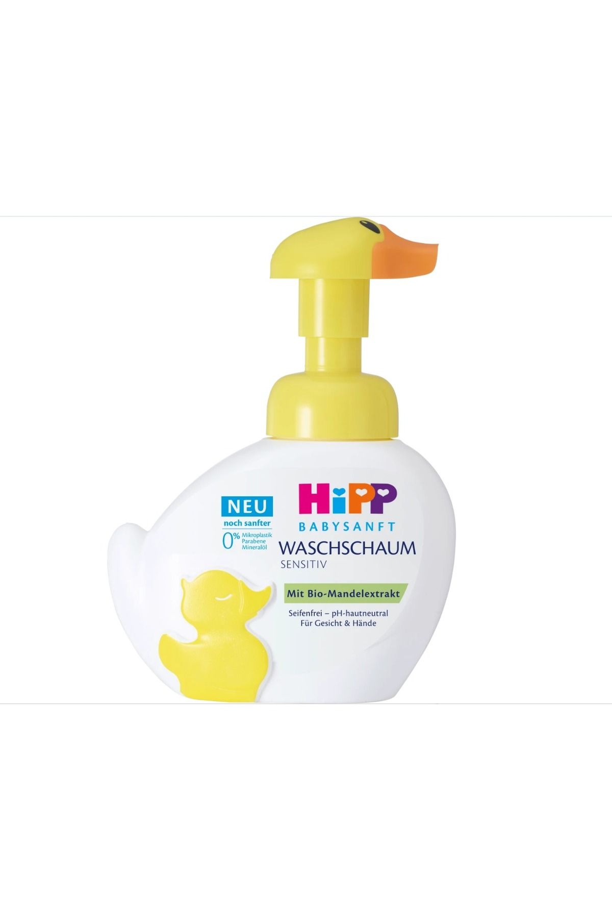 QUEEN AKSESUAR alman kalitesi 1 numara hipp parabensiz bebek çocuk köpük sabun yüz el için yumuşatıcı ördek şişe