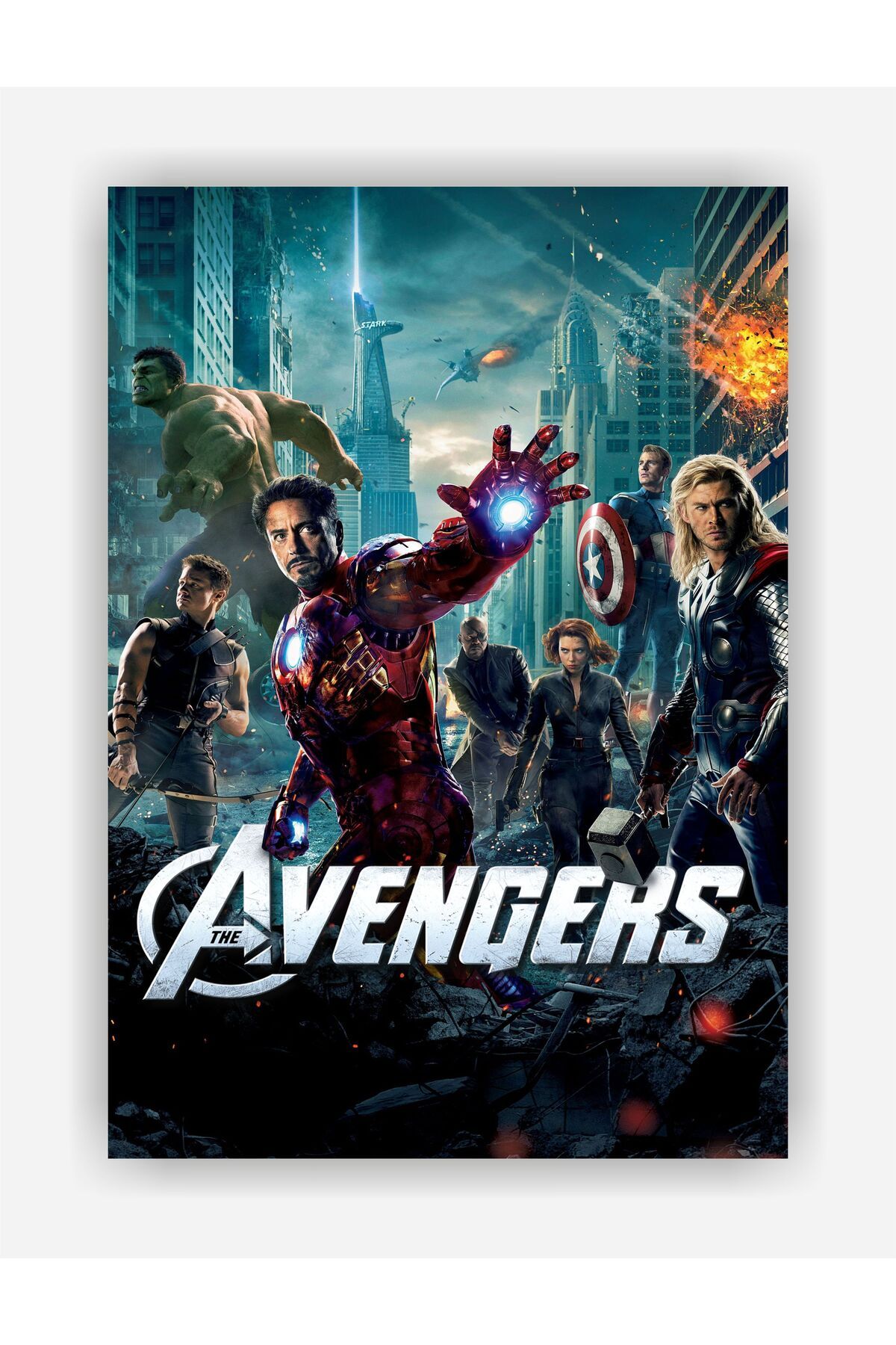fırsatlar diyarı The Avengers Film Duvar Posteri - Kalın Kağıt - Çerçevesiz