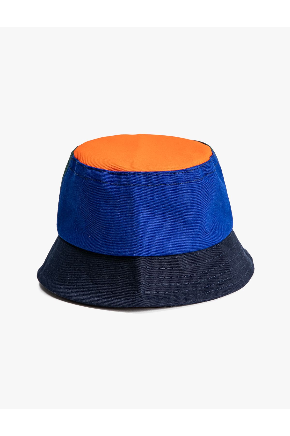 Koton Renk Bloklu Bucket Şapka