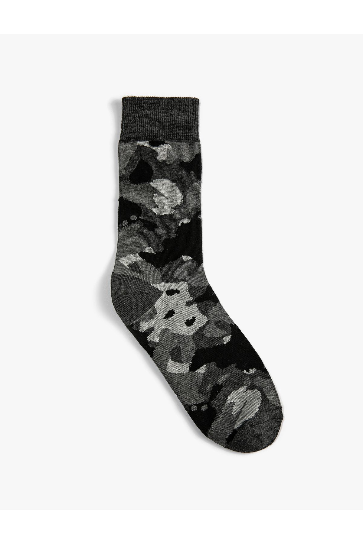 Koton Socket Socks Camouflage Patterned