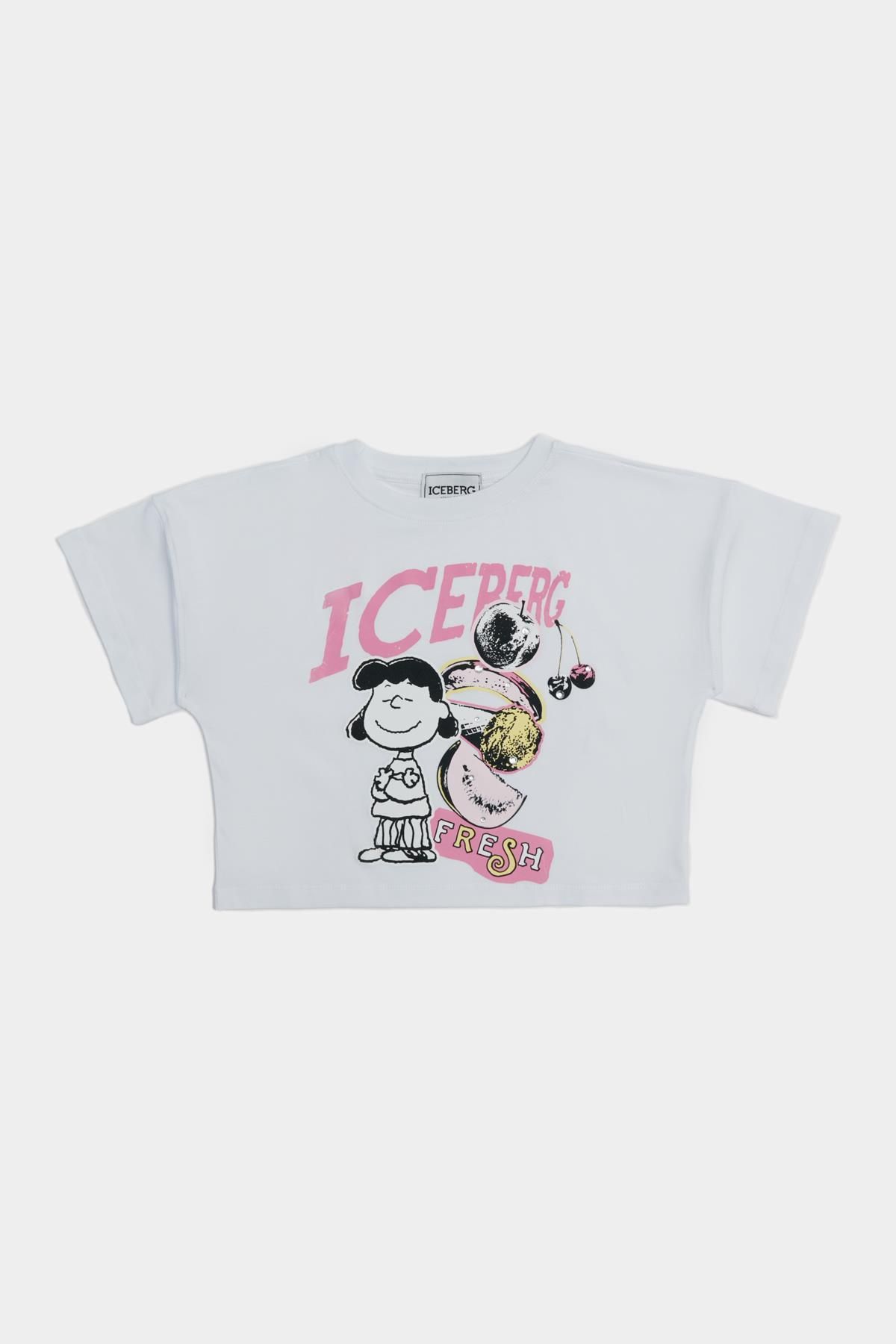 Iceberg Bg Store Kız Çocuk Beyaz T-shirt 23ssıts3156