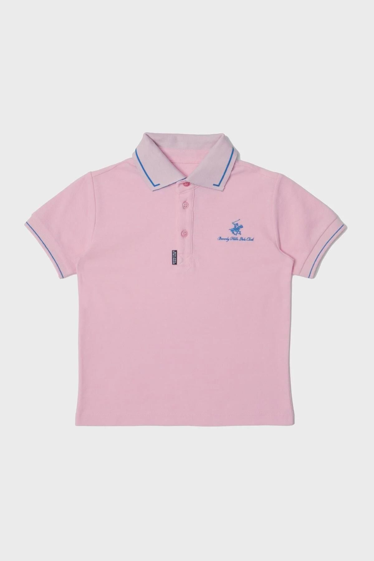 Beverly Hills Polo Club Bg Store Erkek Çocuk Pembe T-shirt 23ss2bhb515