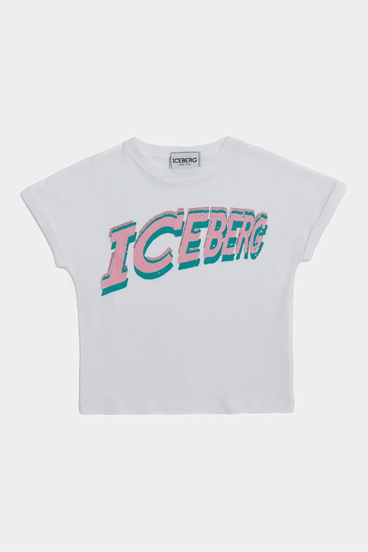 Iceberg Bg Store Kız Çocuk Beyaz T-shirt 23ssıts3151