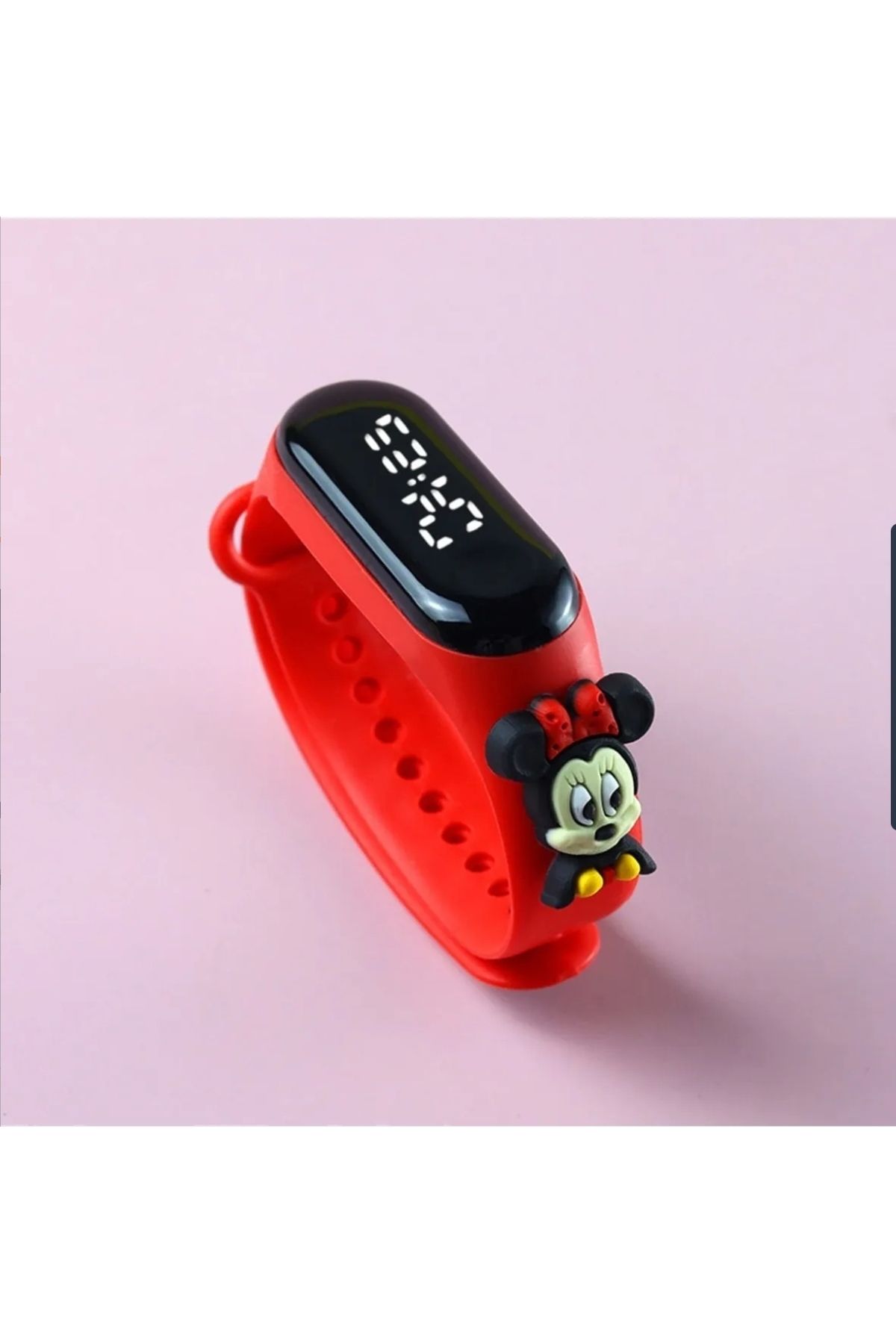 G-Sport POLO Mickey Mouse Figürlü Su Geçirmez Dokunmatik Led Ekranlı Dijital Çocuk Ve Genç Kol Saati